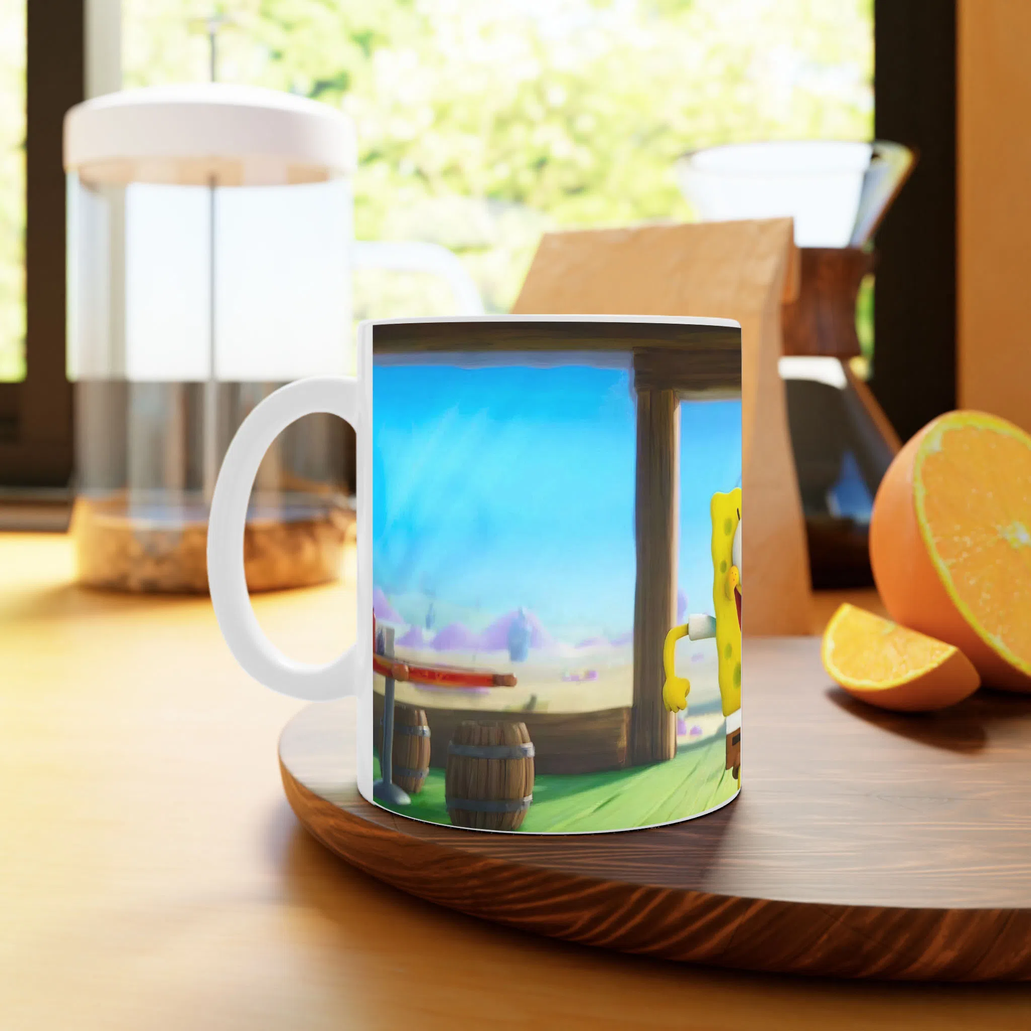 ماگ لیمینات طرح فیلم باب اسفنجی The SpongeBob کد NM13063 — تصویر 2