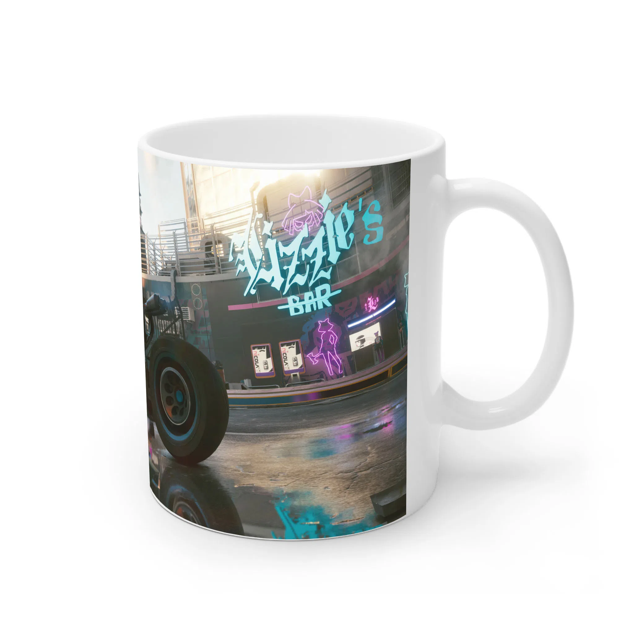 ماگ لیمینات طرح بازی سایبرپانک Cyberpunk 2077 Game کد NM6779 — تصویر 3