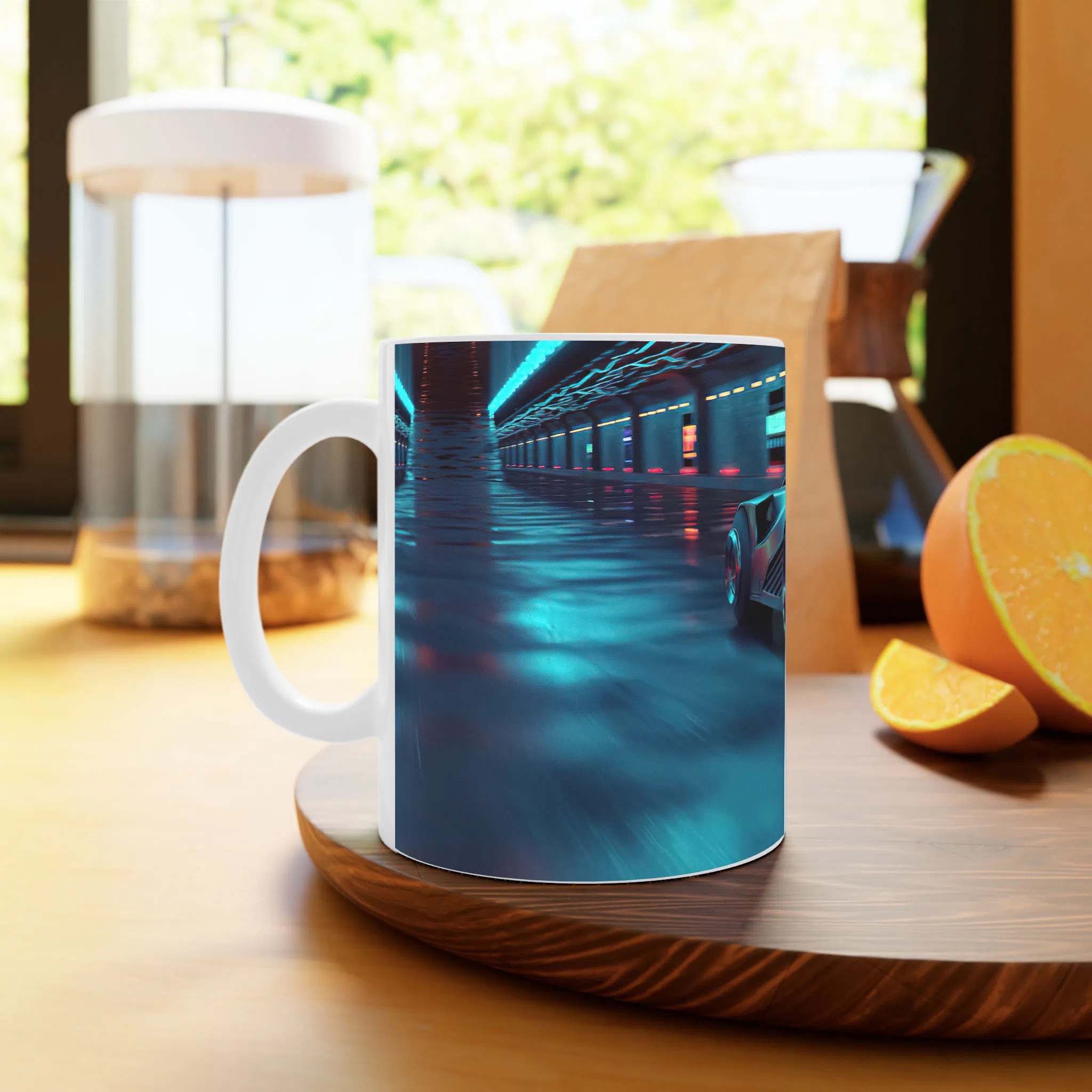 ماگ لیمینات طرح بازی سایبرپانک Cyberpunk 2077 Game کد NM6672 — تصویر 3