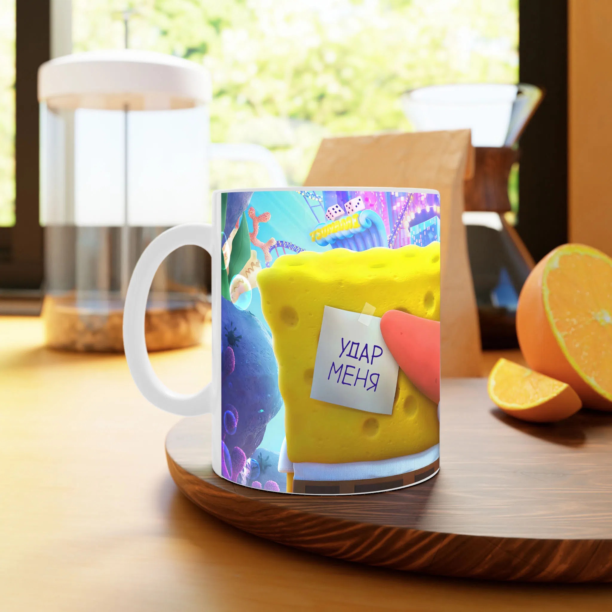 ماگ لیمینات طرح فیلم باب اسفنجی The SpongeBob کد NM13069 — تصویر 2