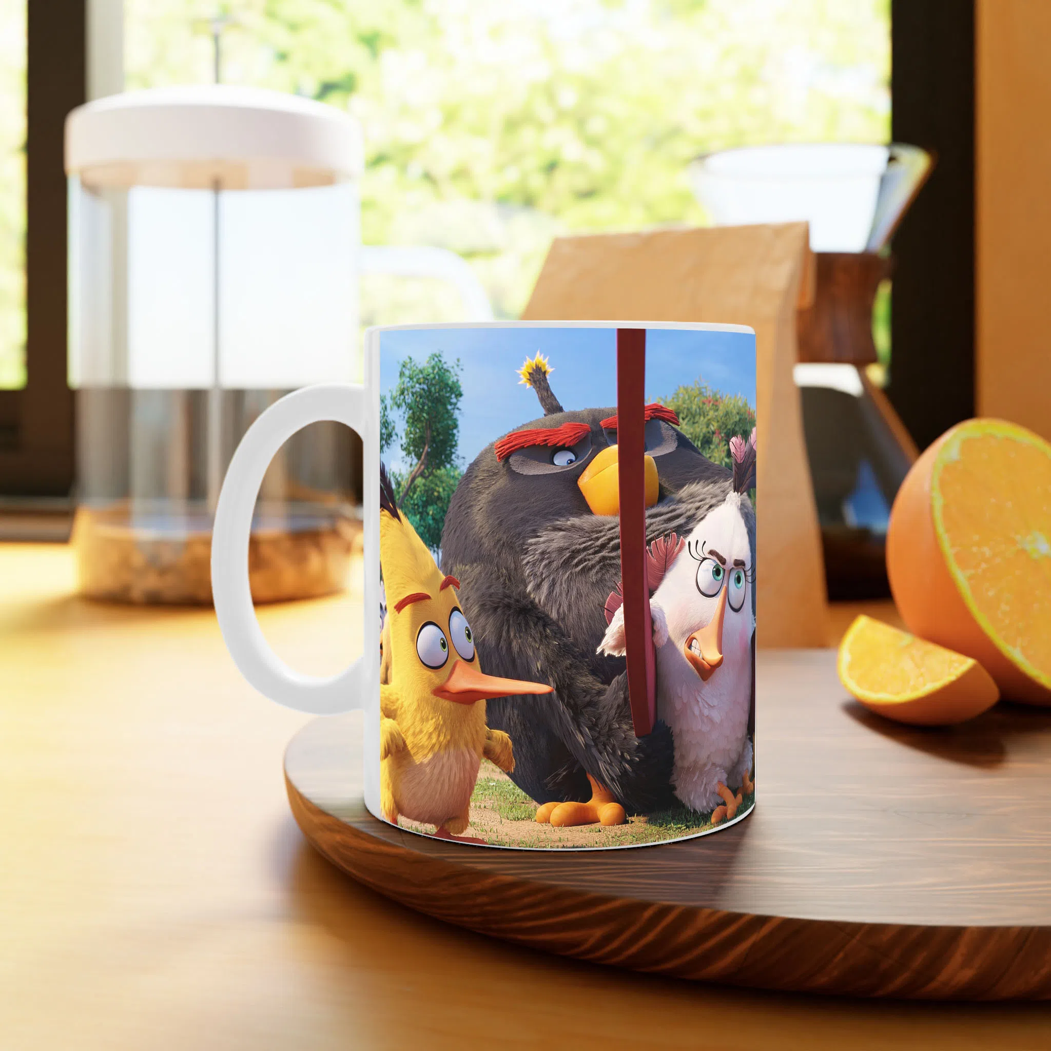 ماگ لیمینات طرح فیلم انگری بردز Angry Birds کد NM10505 — تصویر 3