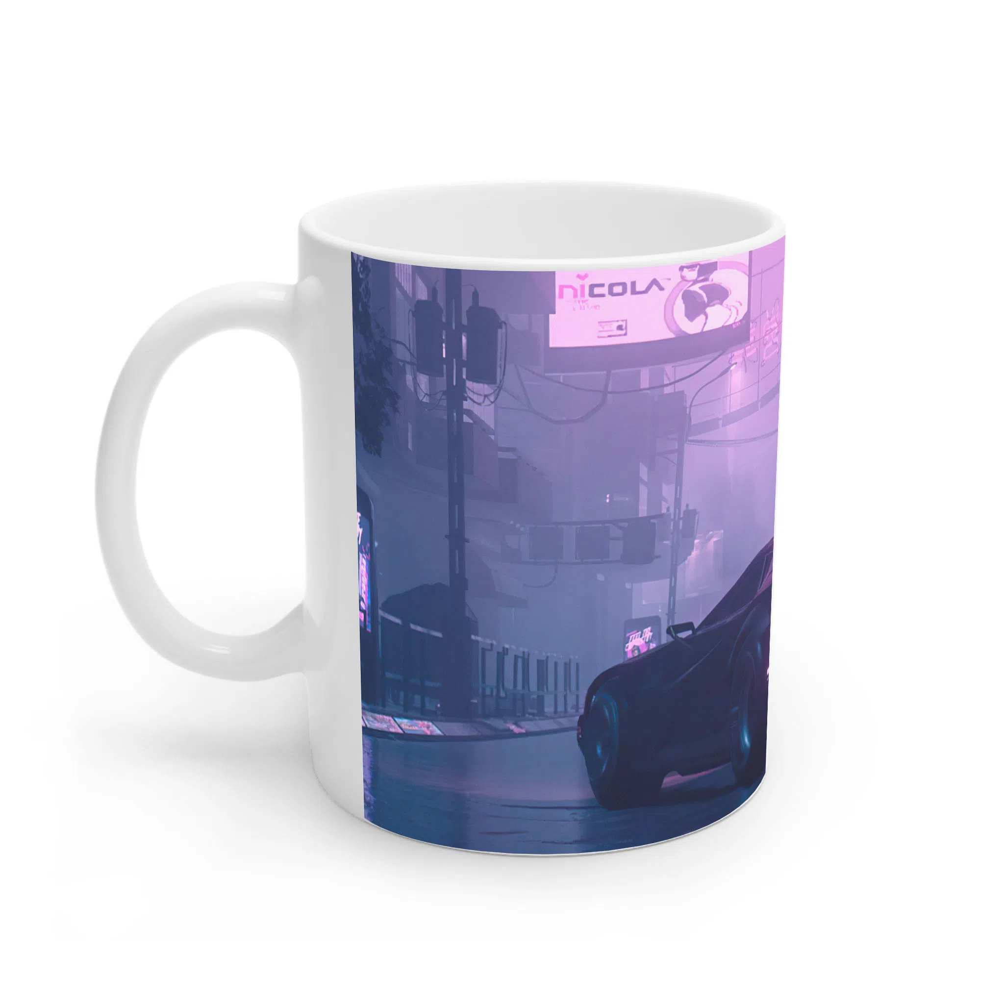 ماگ لیمینات طرح بازی سایبرپانک Cyberpunk 2077 Game کد NM6758