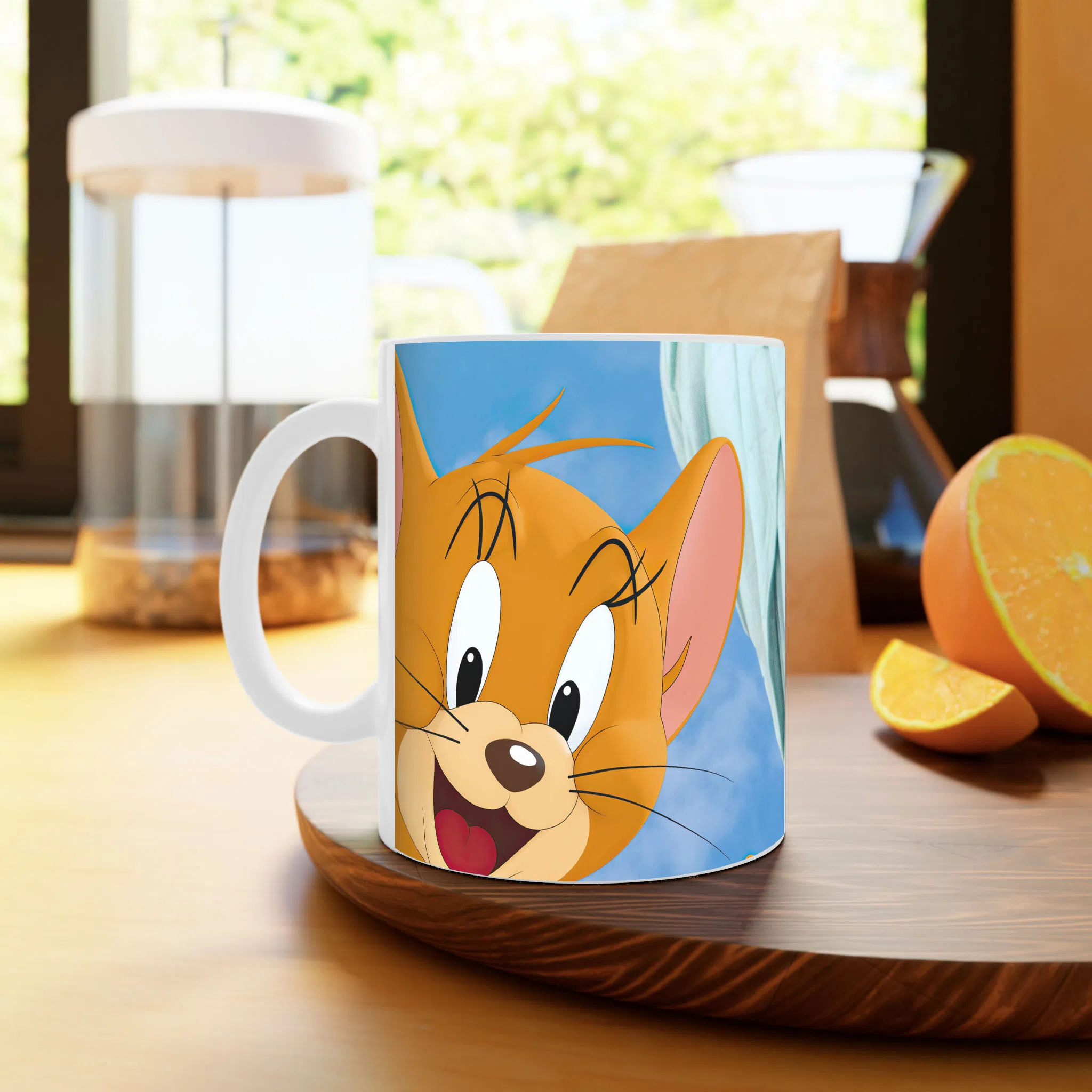 ماگ لیمینات طرح فیلم تام و جری Tom and Jerry کد NM13119 — تصویر 3