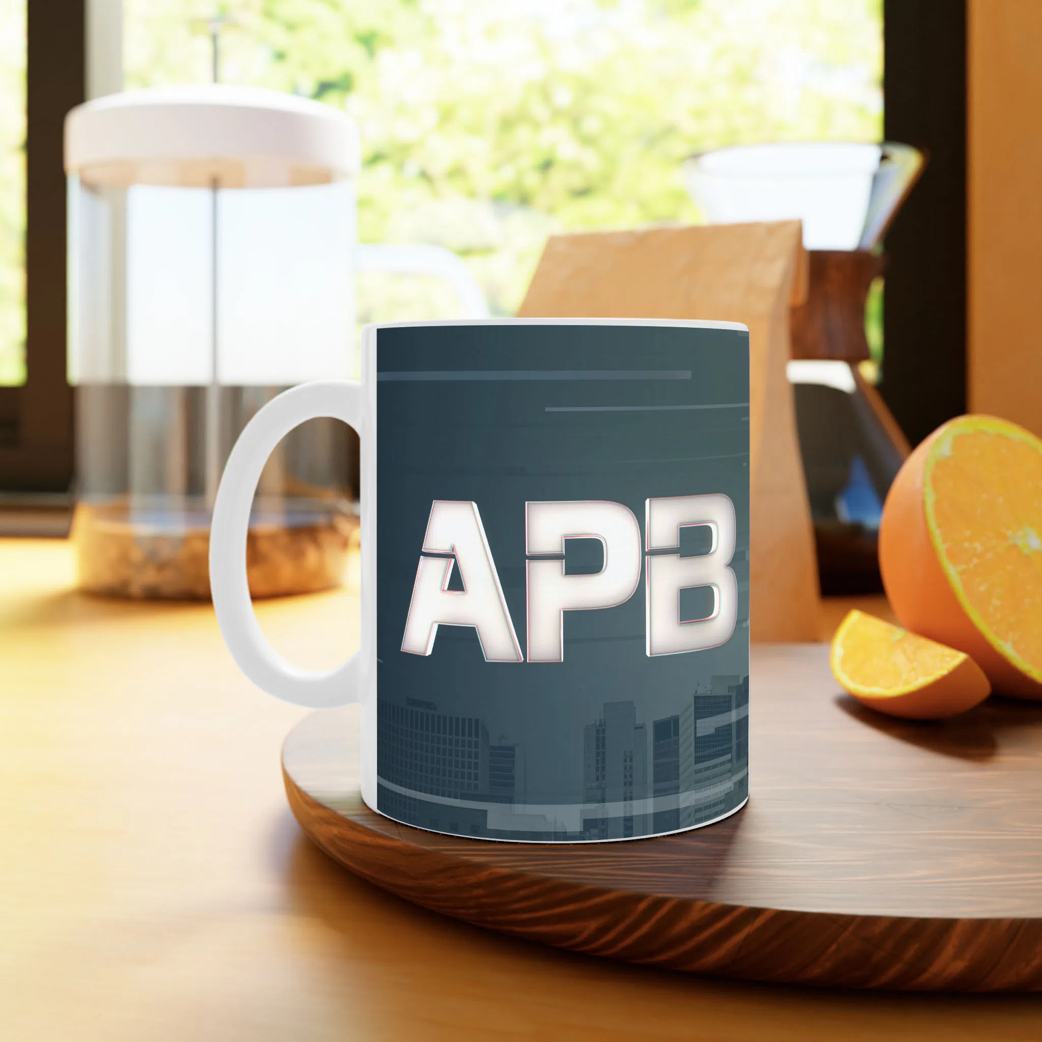 ماگ لیمینات طرح سریال APB کد NM3754 — تصویر 3