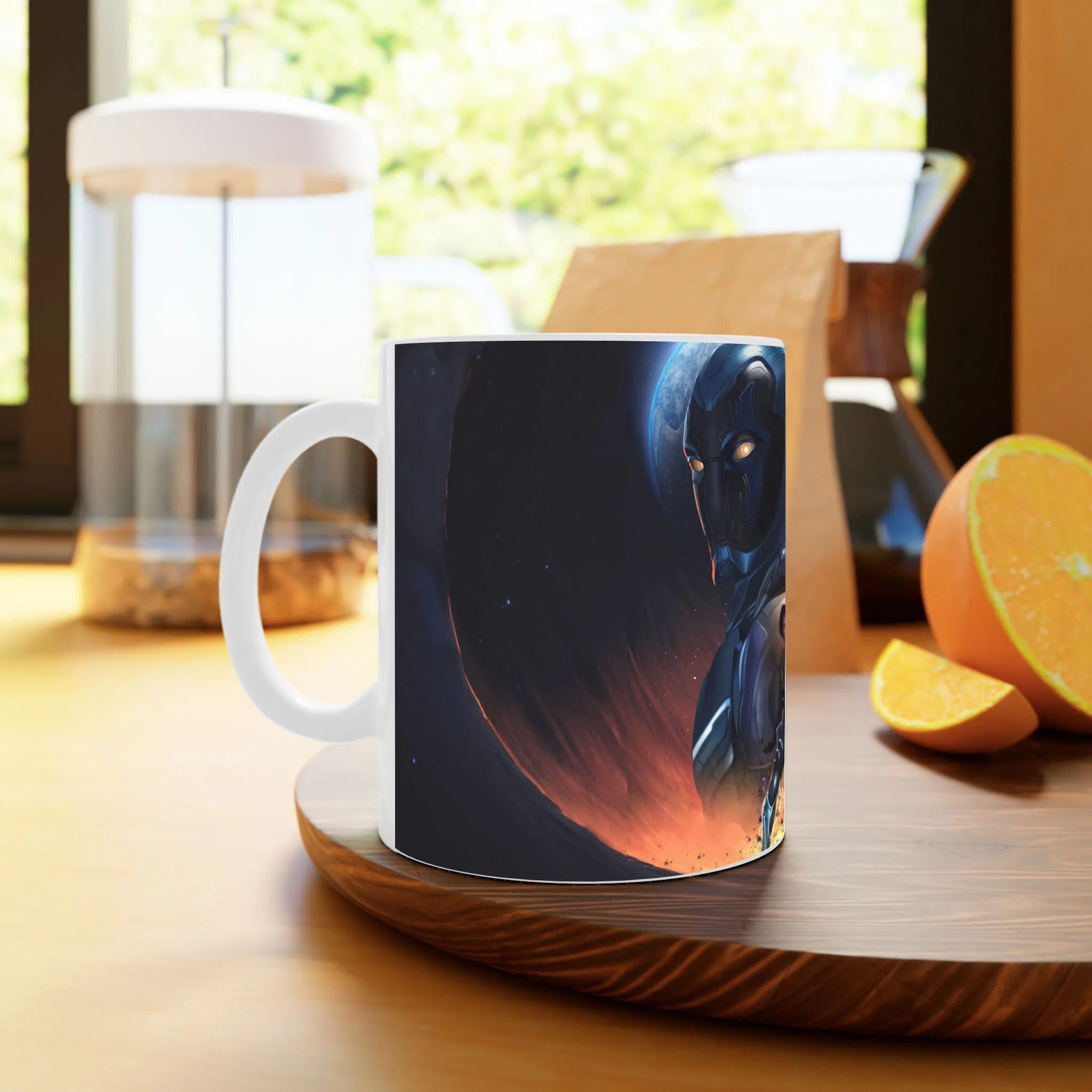 ماگ لیمینات طرح فیلم Blue Beetle کد NM10986 — تصویر 2