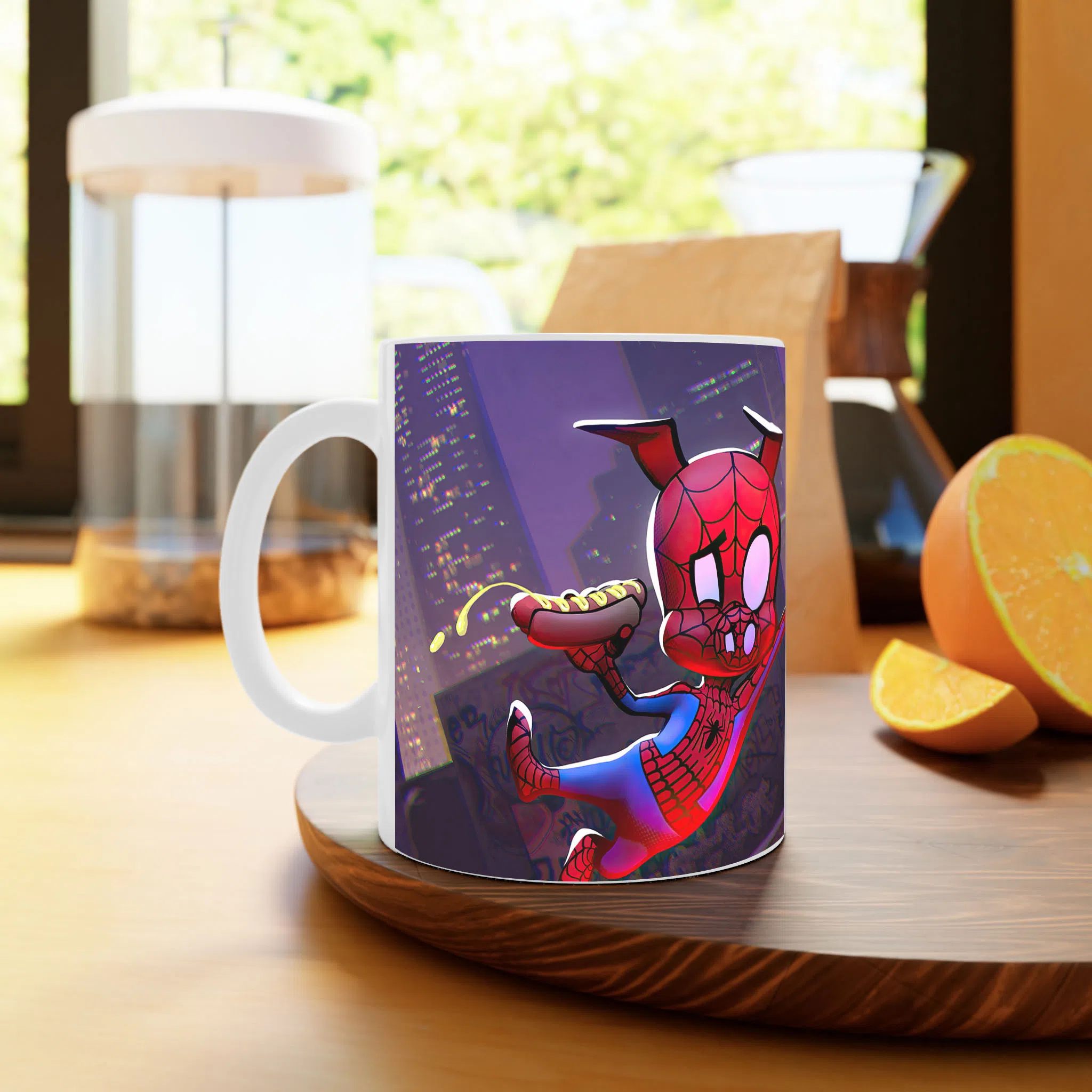 ماگ لیمینات طرح بازی اسپایدرمن مرد عنکبوتی Spider Man Game کد NM9629 — تصویر 3