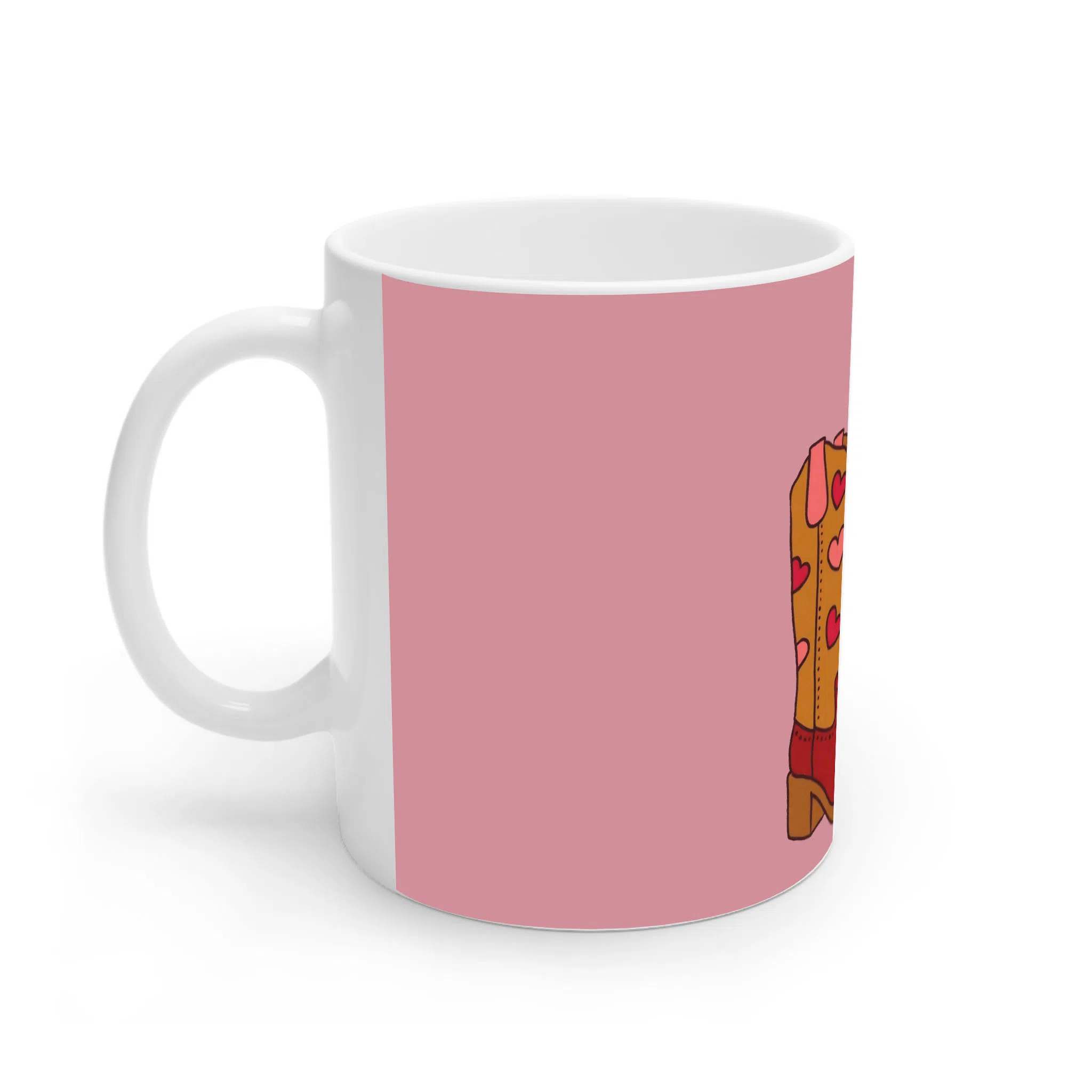 ماگ لیمینات طرح چکمه دخترونه کد NM14936 — تصویر 3