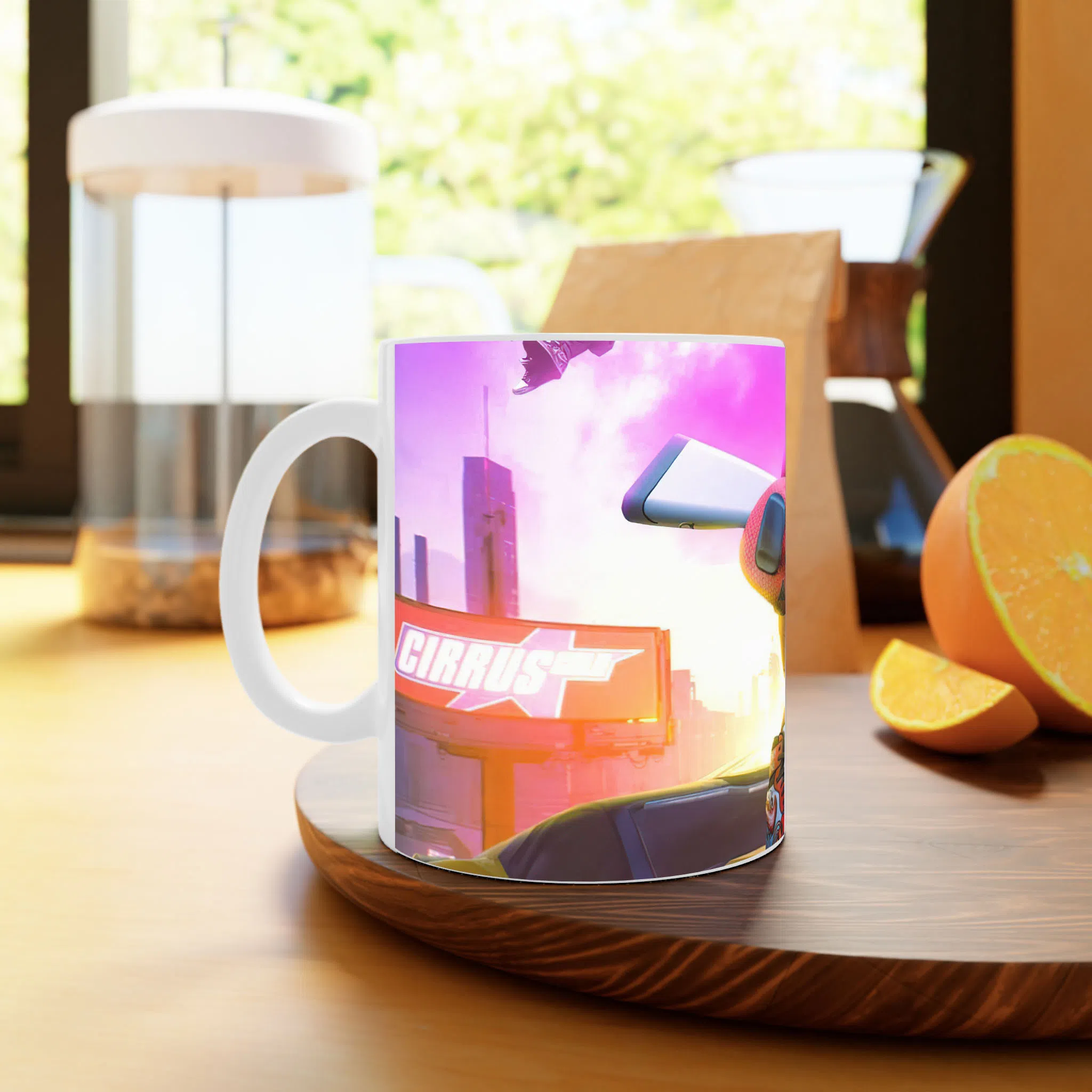 ماگ لیمینات طرح بازی سایبرپانک Cyberpunk 2077 Game کد NM6528 — تصویر 3