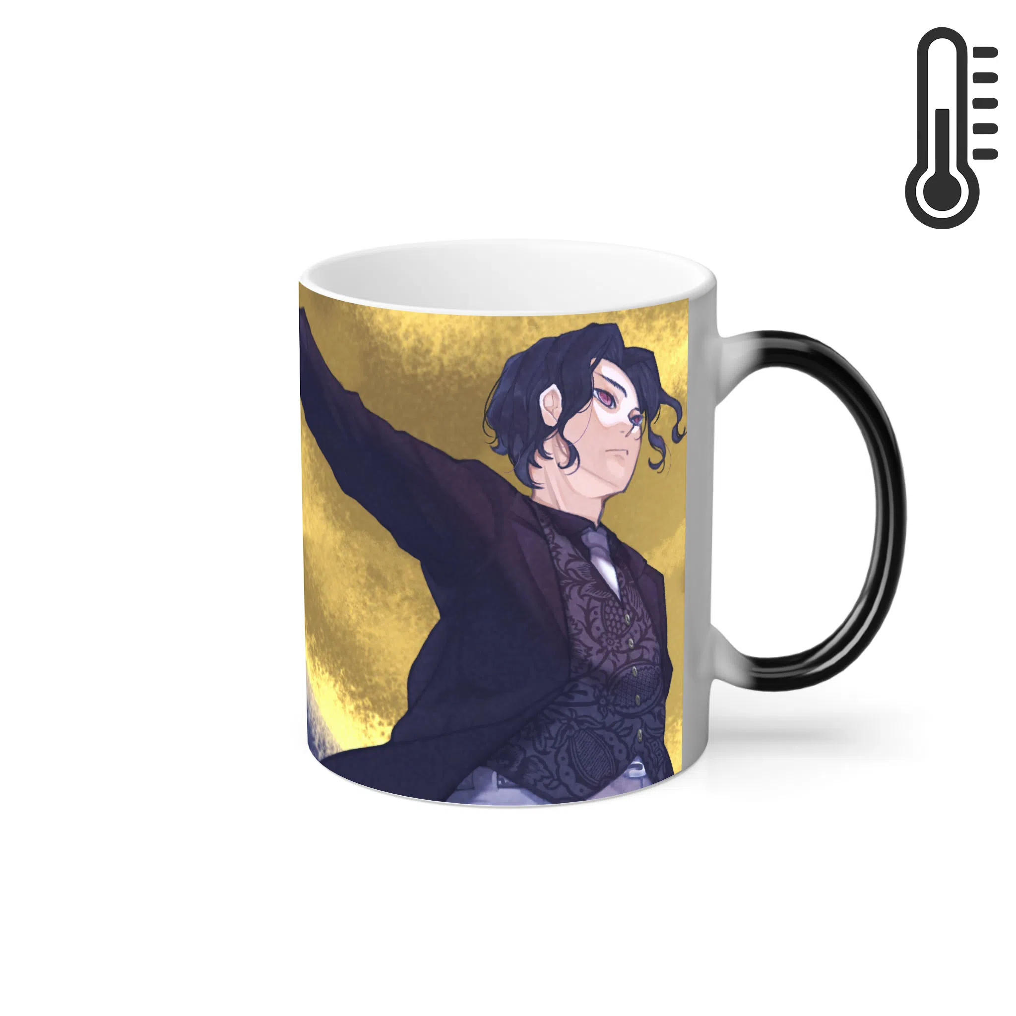ماگ حرارتی لیمینات طرح انیمه شیطان کش - Kimetsu no Yaiba - Demon Slayer کد NM0616 — تصویر 2