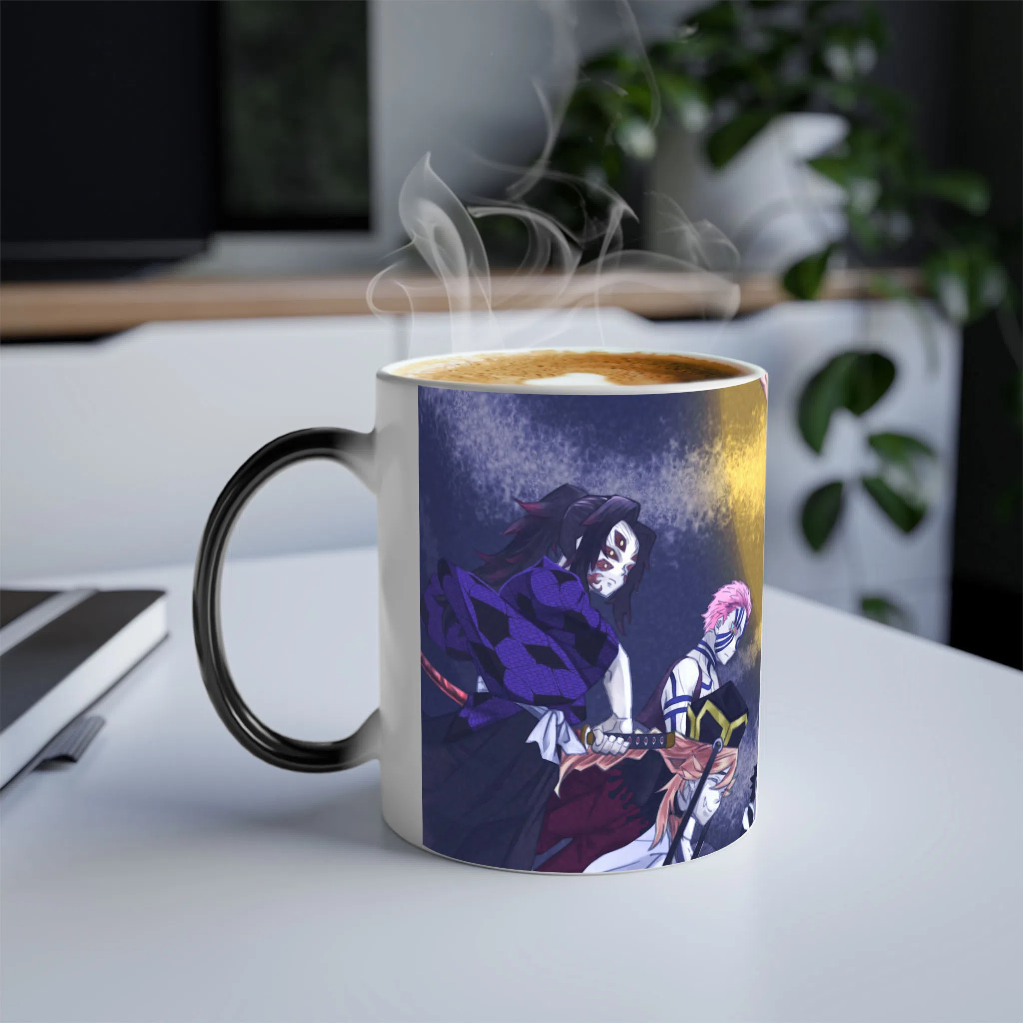 ماگ حرارتی لیمینات طرح انیمه شیطان کش - Kimetsu no Yaiba - Demon Slayer کد NM0616 — تصویر 3