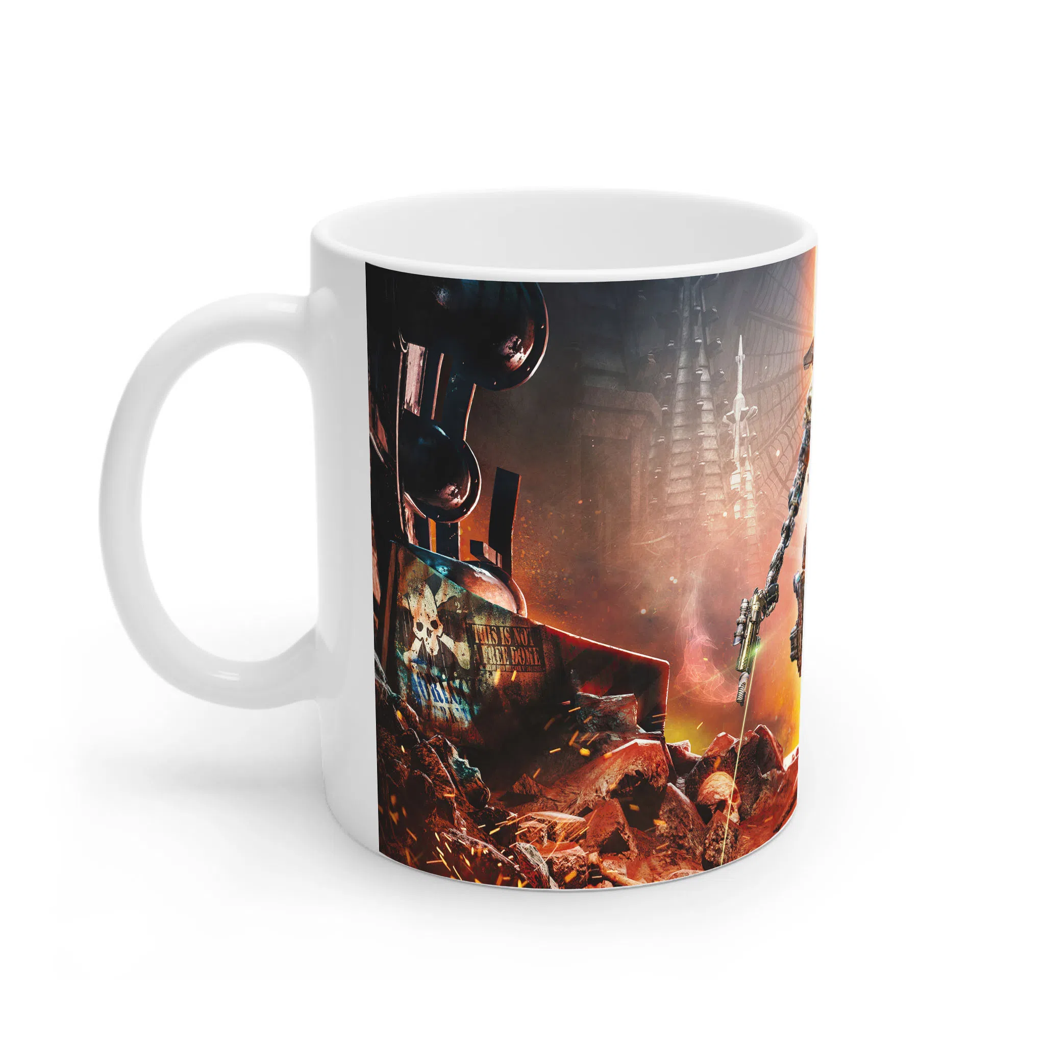 ماگ لیمینات طرح بازی Warhammer 40,000 Darktide Game کد NM10357 — تصویر 2