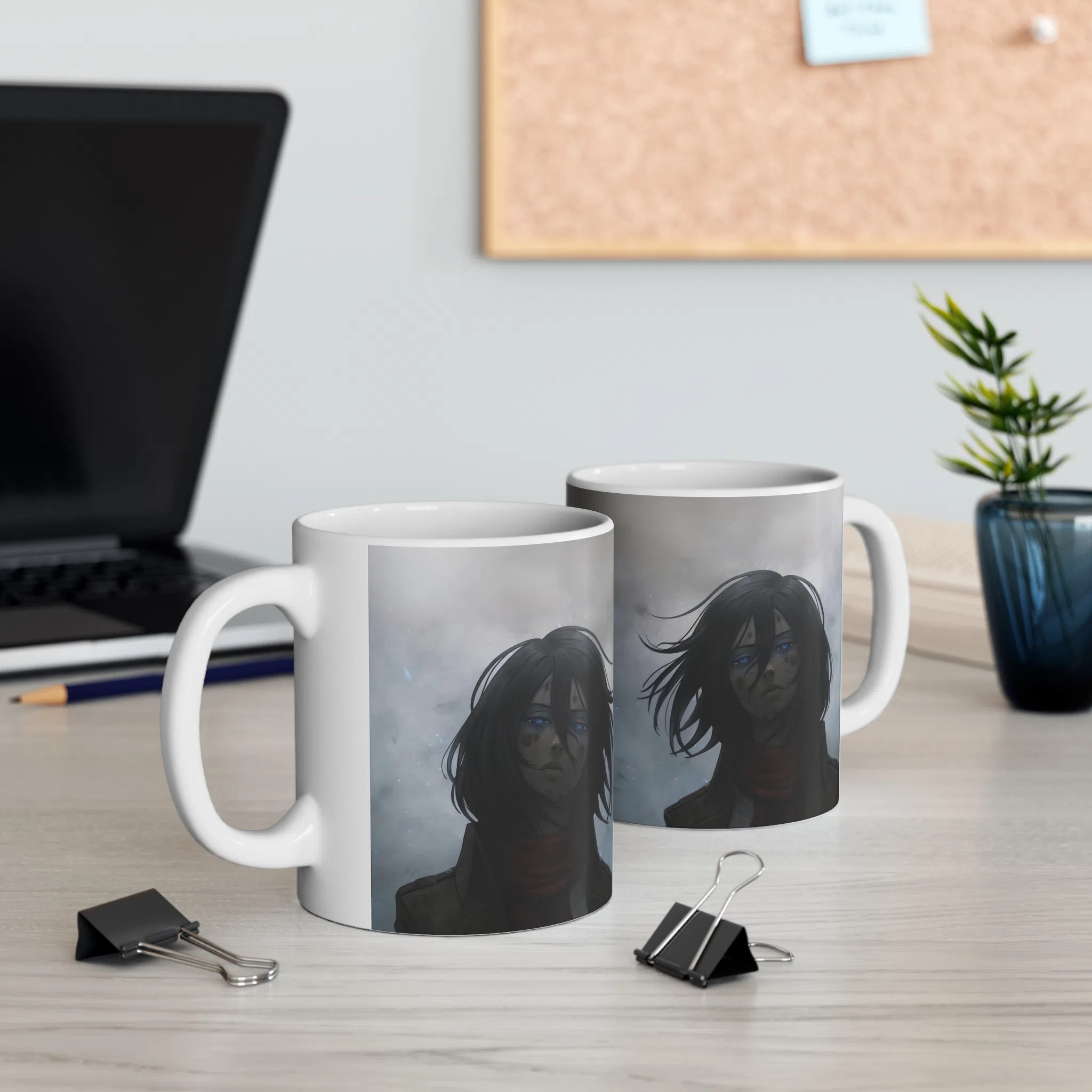 ماگ طرح انیمه اتک ان تایتان Attack on the Titan مدل NM2606 — تصویر 3