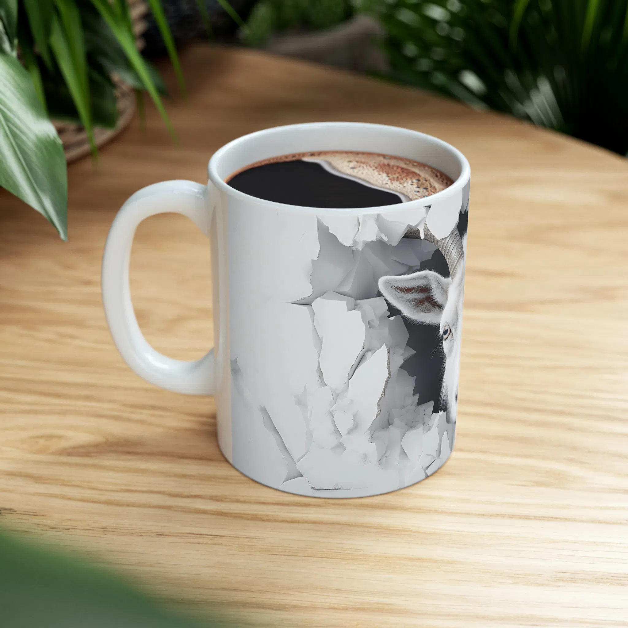 ماگ طرح سه بعدی حیوانات گوزن deer مدل NM3170 — تصویر 4