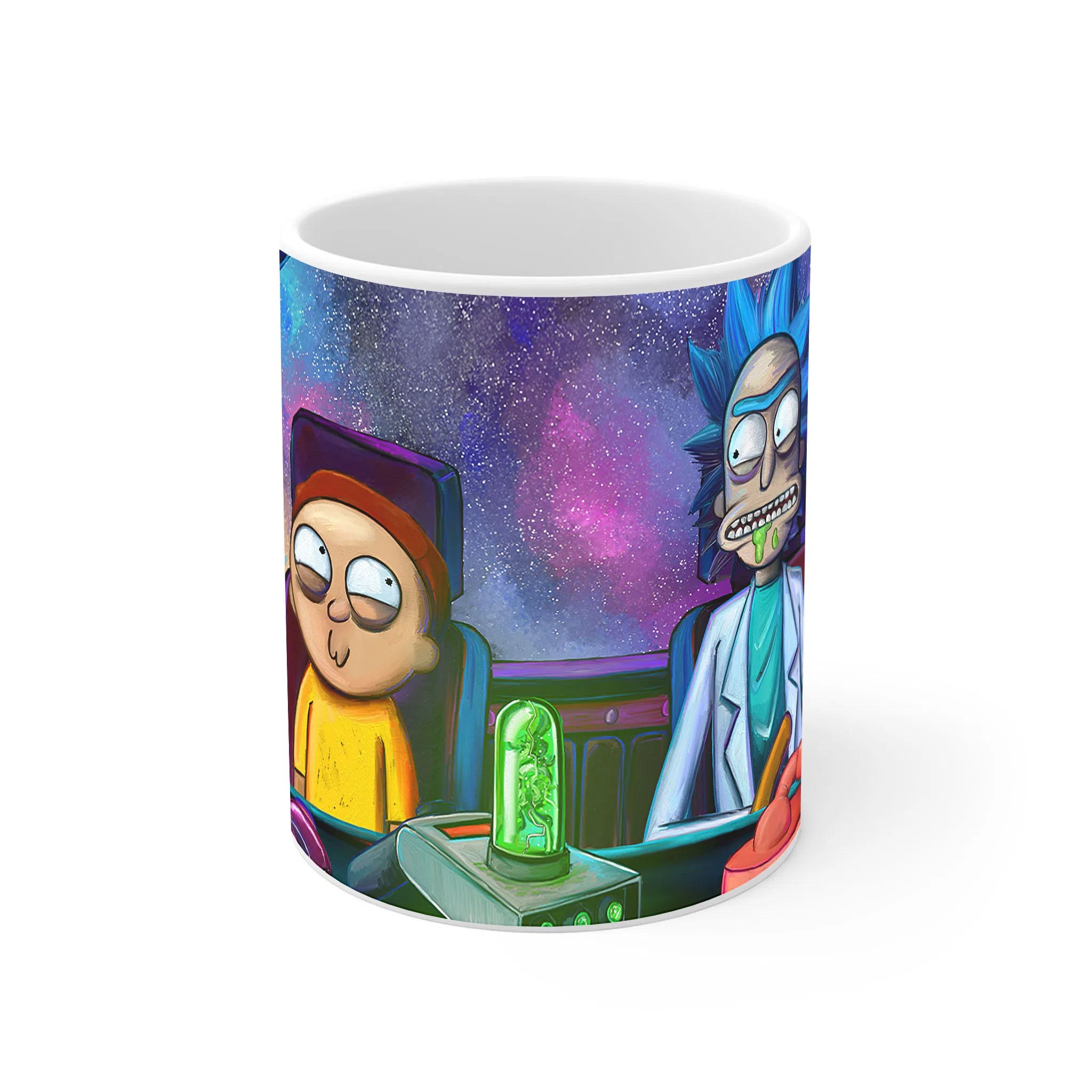 ماگ لیمینات طرح سریال ریک و مورتی Rick and Morty کد NM4910