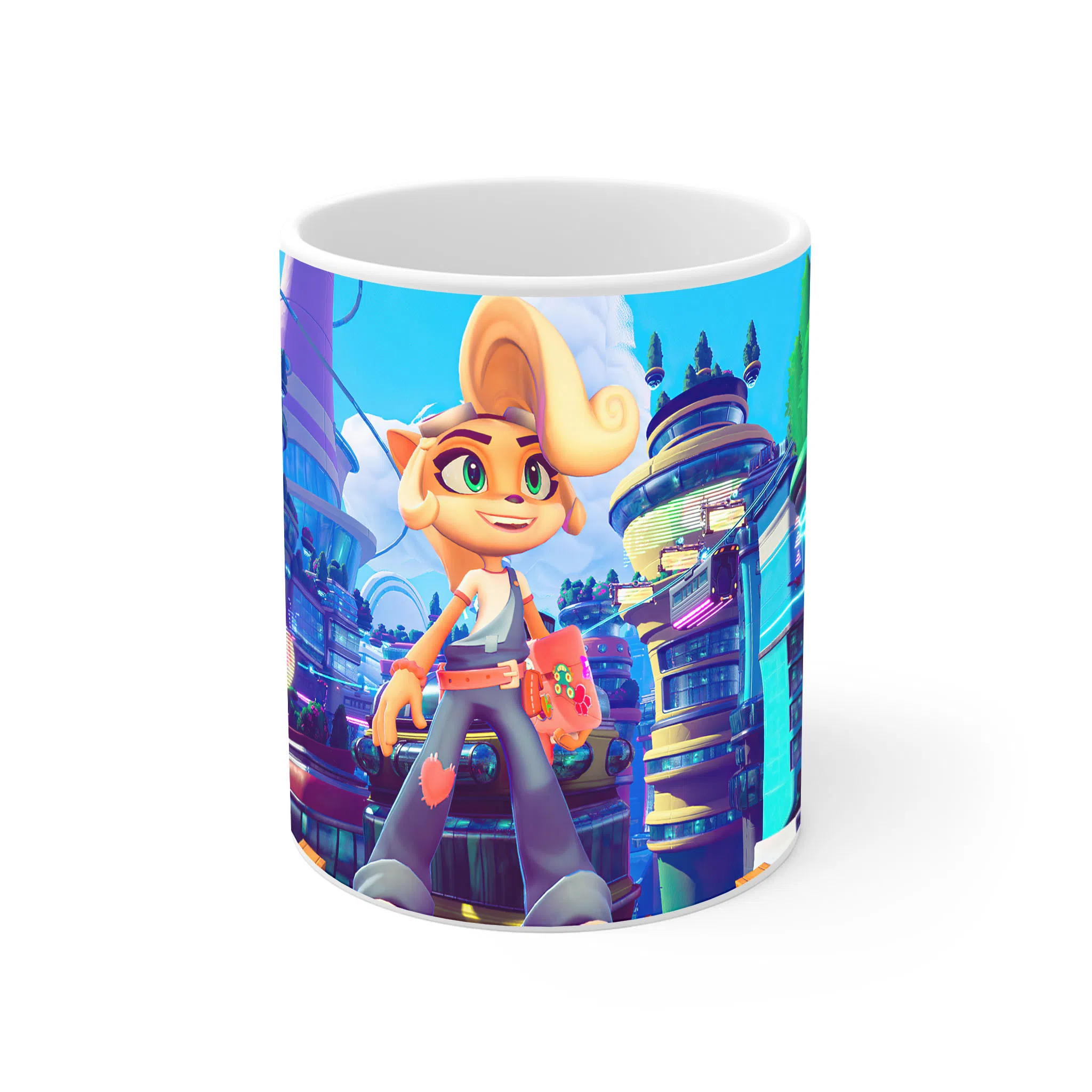 ماگ لیمینات طرح بازی کراش Crash Bandicoot Game کد NM6506 — تصویر 2