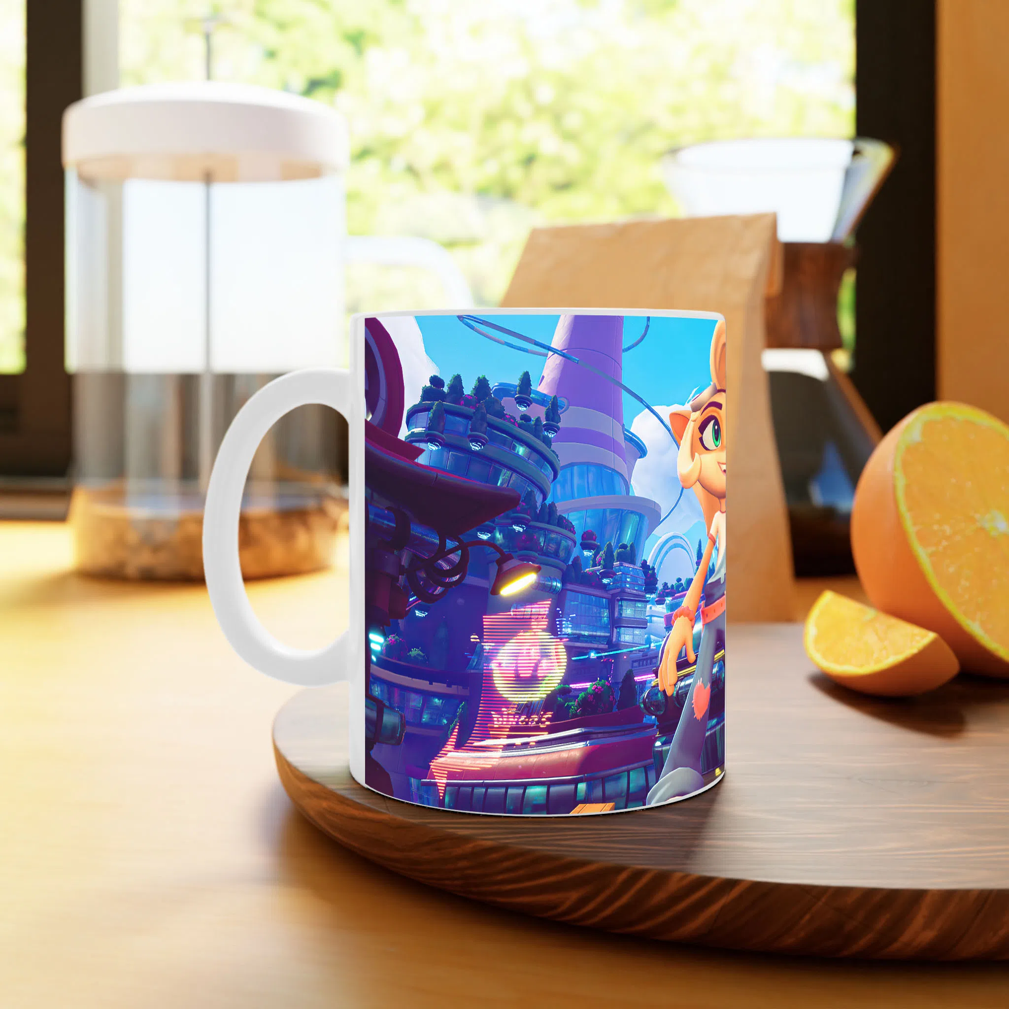 ماگ لیمینات طرح بازی کراش Crash Bandicoot Game کد NM6506 — تصویر 3