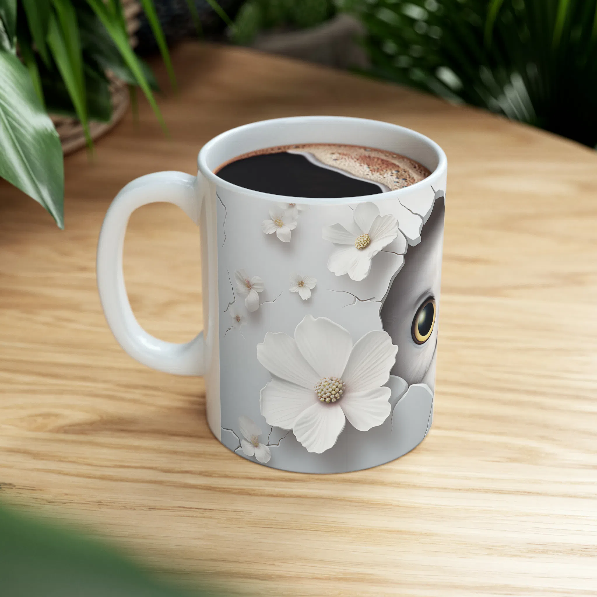 ماگ طرح سه بعدی حیوانات جغد owl مدل NM3177 — تصویر 4