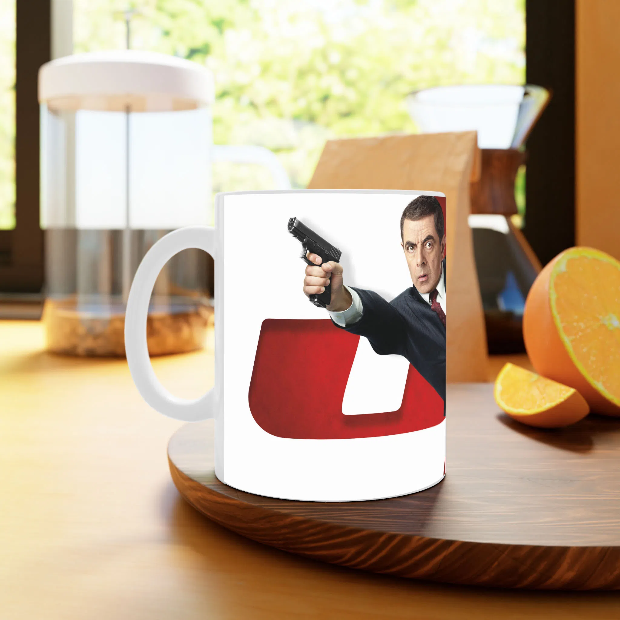 ماگ لیمینات طرح فیلم جانی اینگیلیش دوباره میتازد Johnny English Strikes Again کد NM11769 — تصویر 3
