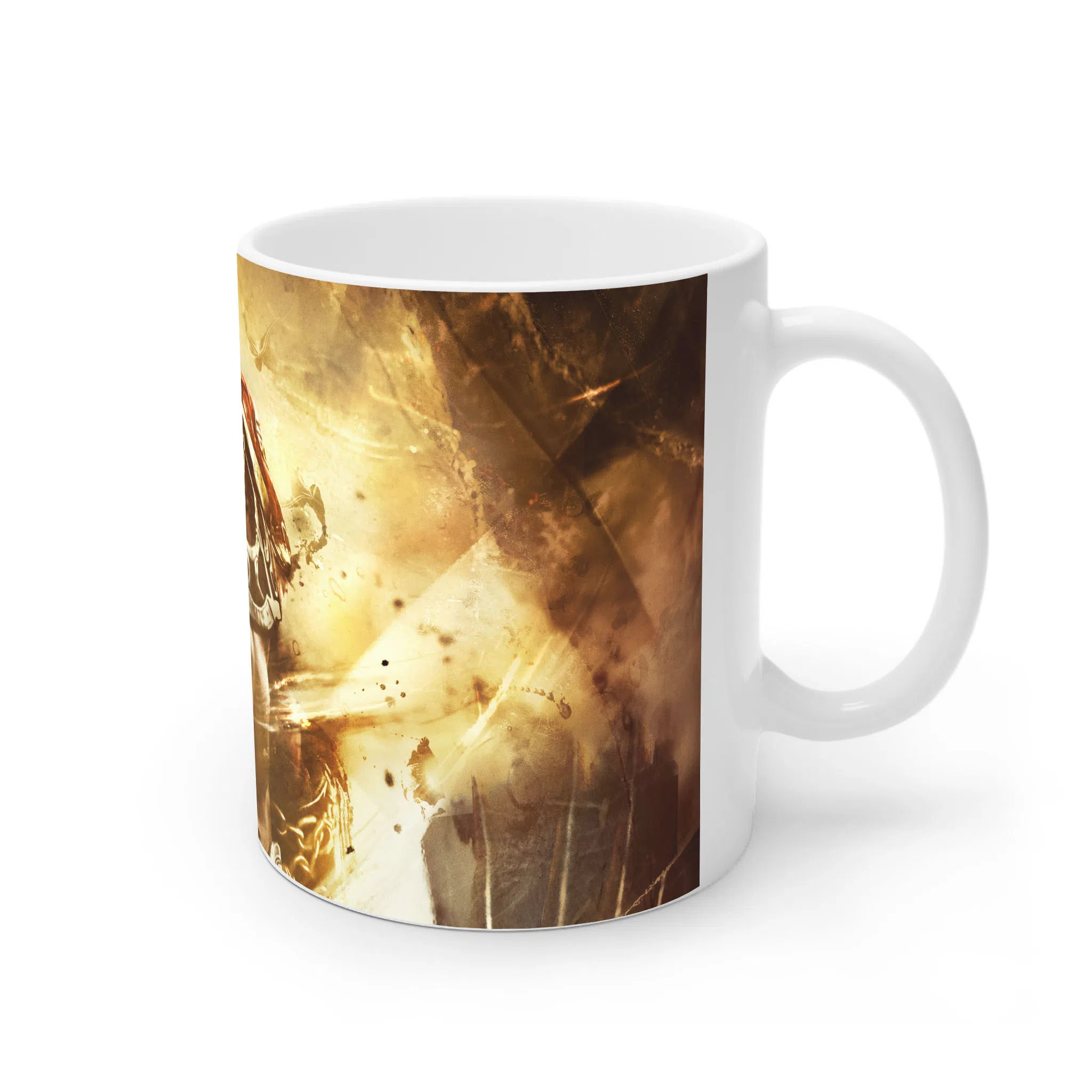 ماگ لیمینات طرح بازی خدای جنگ گاد آف وار God of War Kratos Game کد NM7759 — تصویر 2