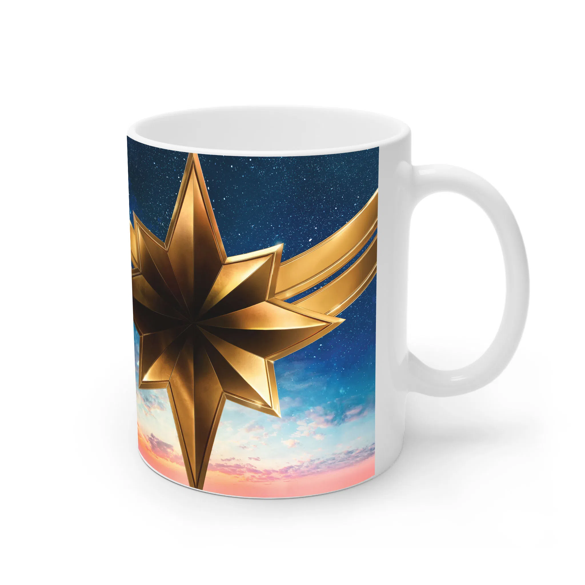 ماگ لیمینات طرح فیلم Captain Marvel کد NM11028 — تصویر 2