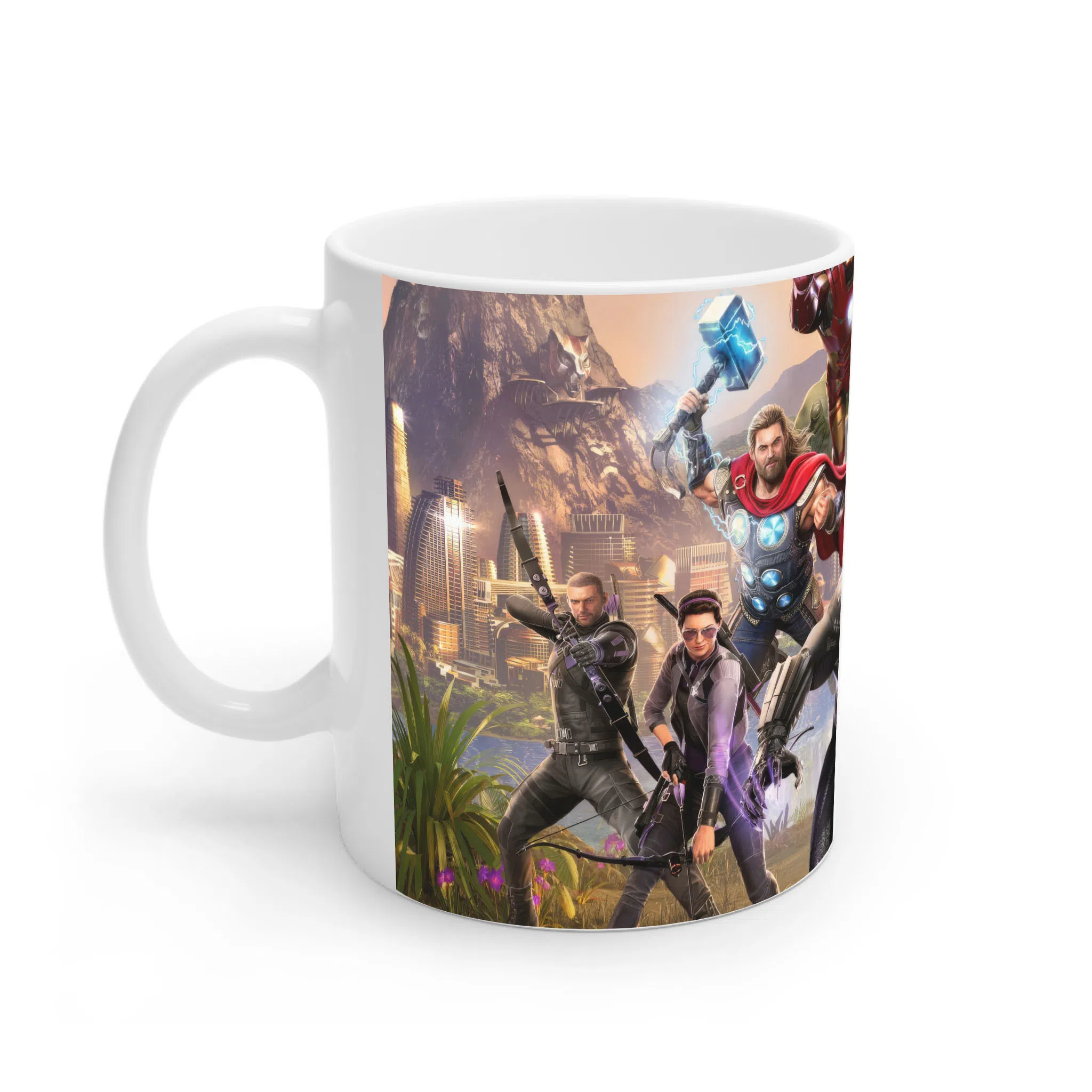 ماگ لیمینات طرح بازی Marvels Avengers Game کد NM8327 — تصویر 2