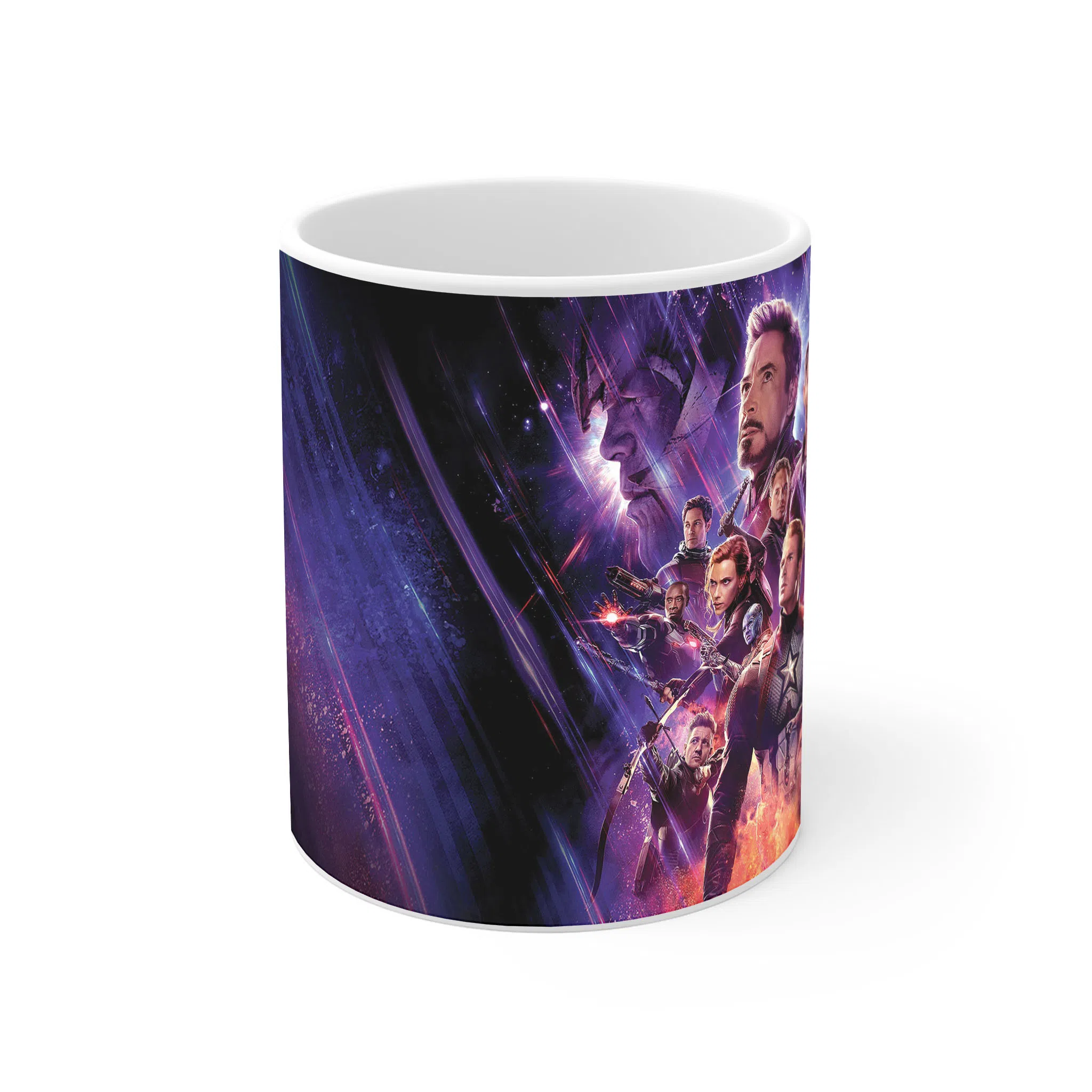 ماگ لیمینات طرح فیلم انتقام‌جویان Avengers نسخه Endgame قهرمانان نهایی کد NM10609 — تصویر 2
