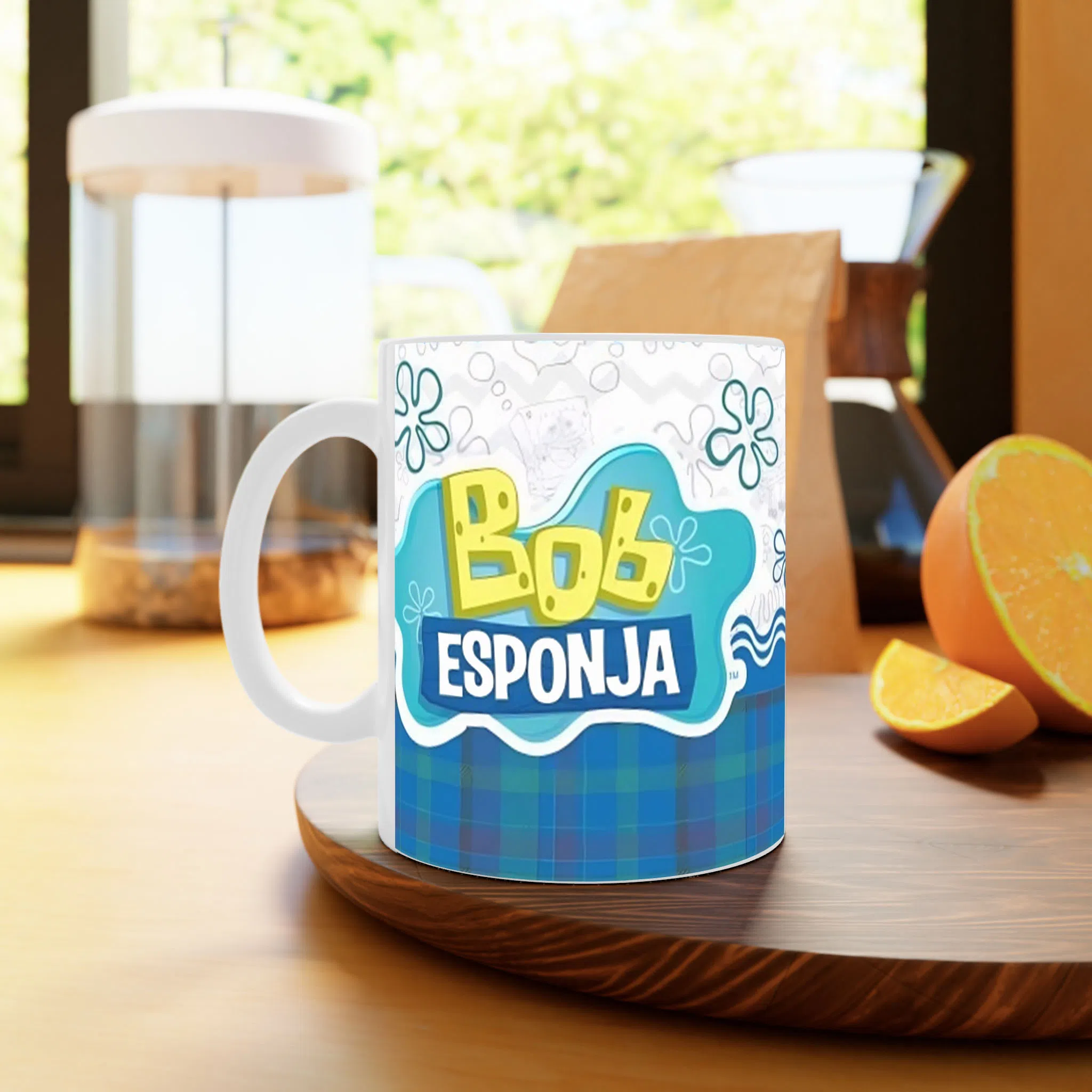 ماگ لیمینات طرح باب اسفنجی SpongeBob کد NM13693 — تصویر 3