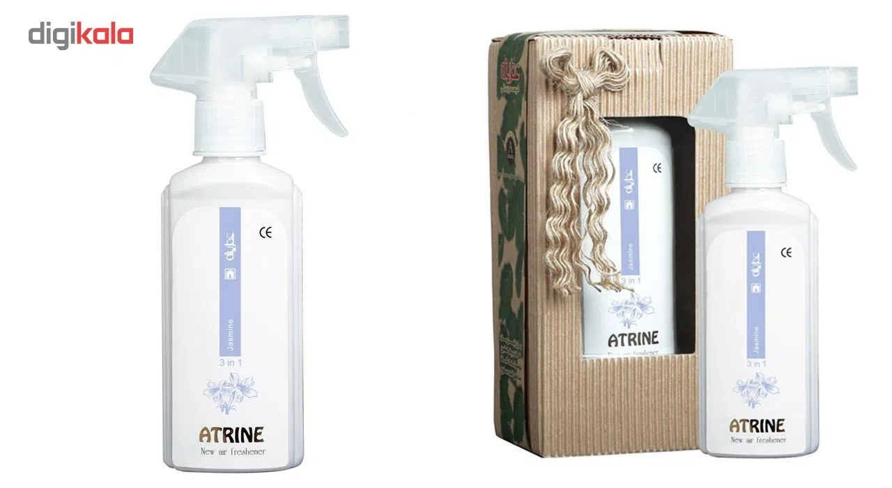 اسپری خوشبو کننده هوا عطرینه مدلJasmine 3 in 1 حجم 250 میلی لیتر — تصویر 2