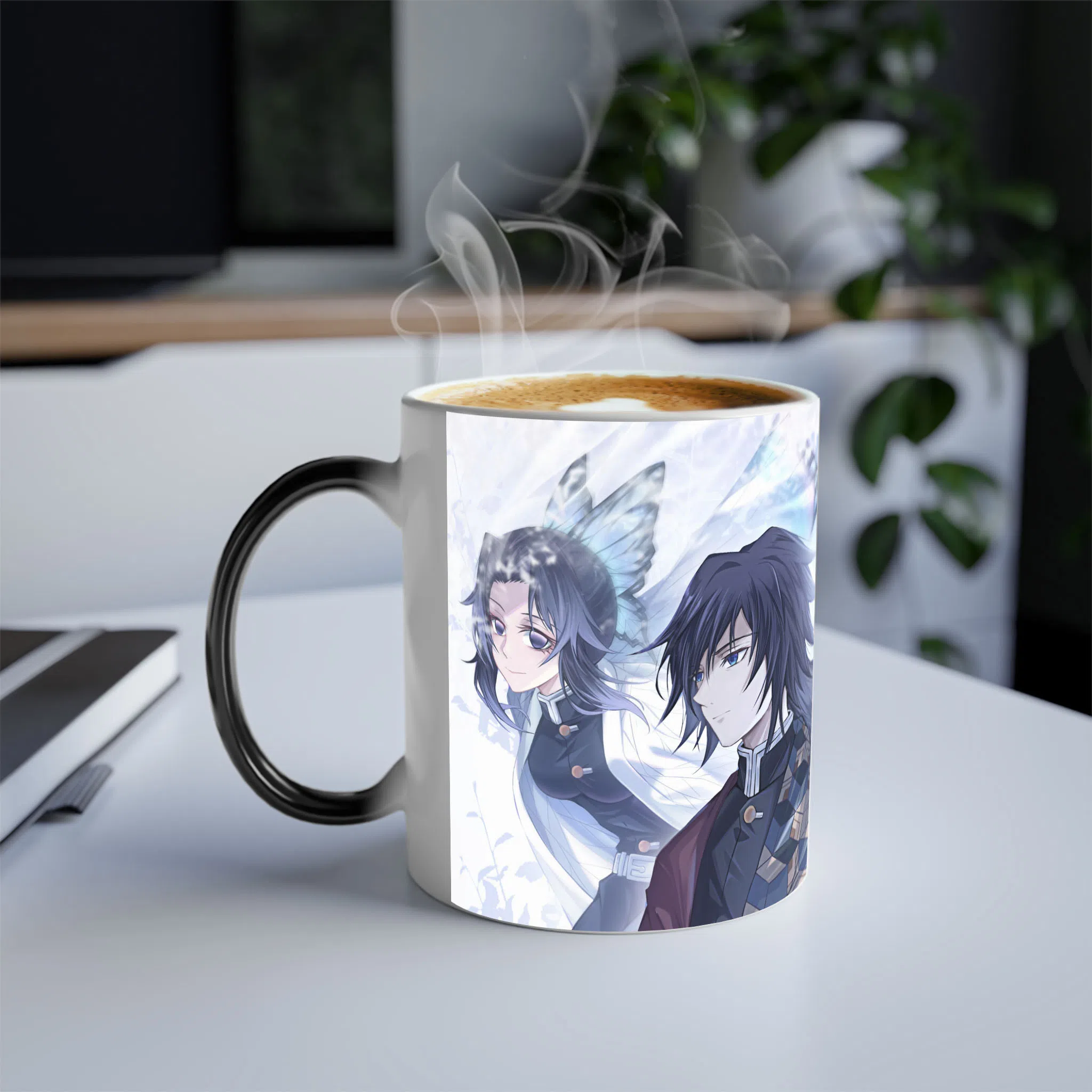 ماگ حرارتی لیمینات طرح انیمه شیطان کش - Kimetsu no Yaiba - Demon Slayer کد NM0629 — تصویر 3