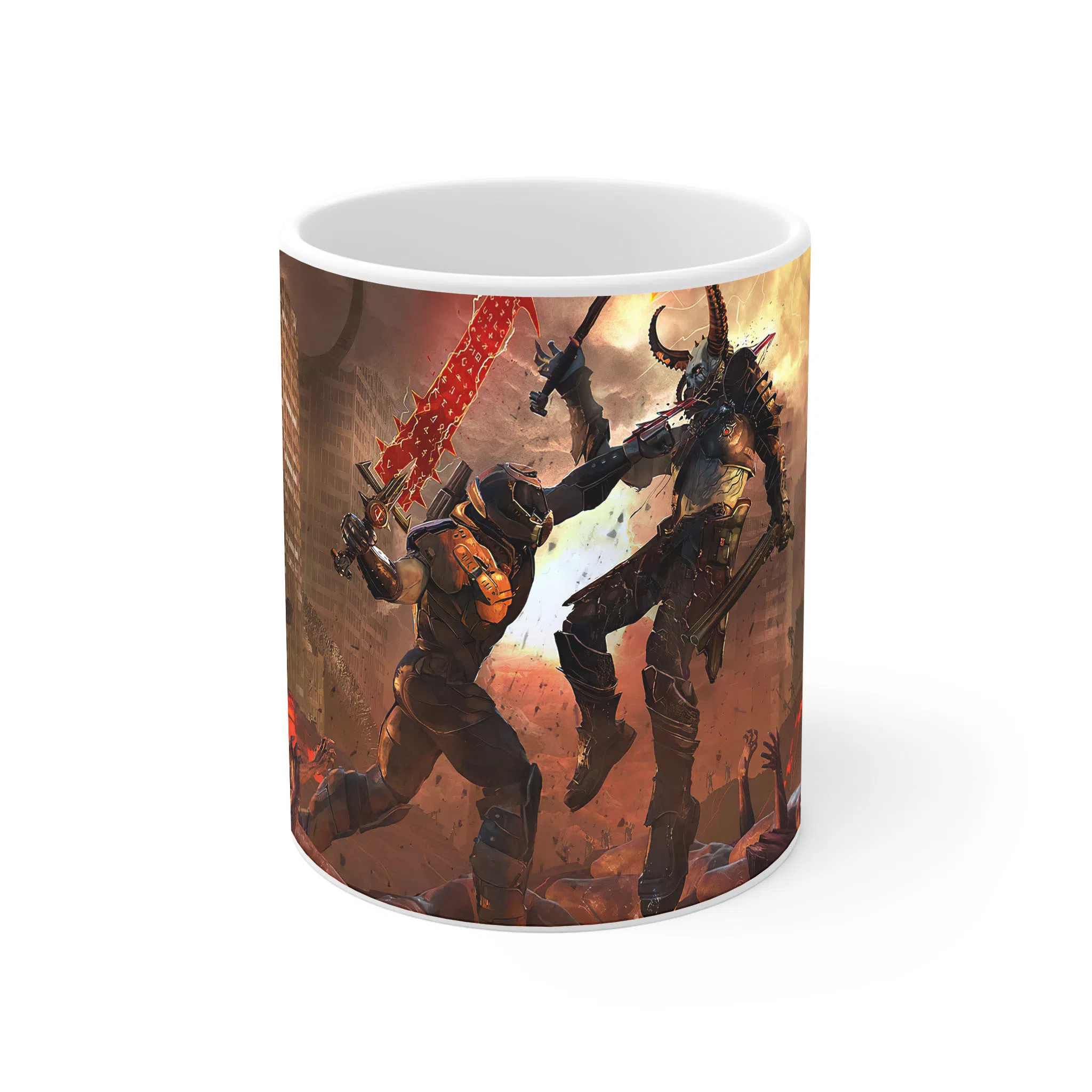 ماگ لیمینات طرح بازی دوم DOOM Game کد NM7033 — تصویر 3