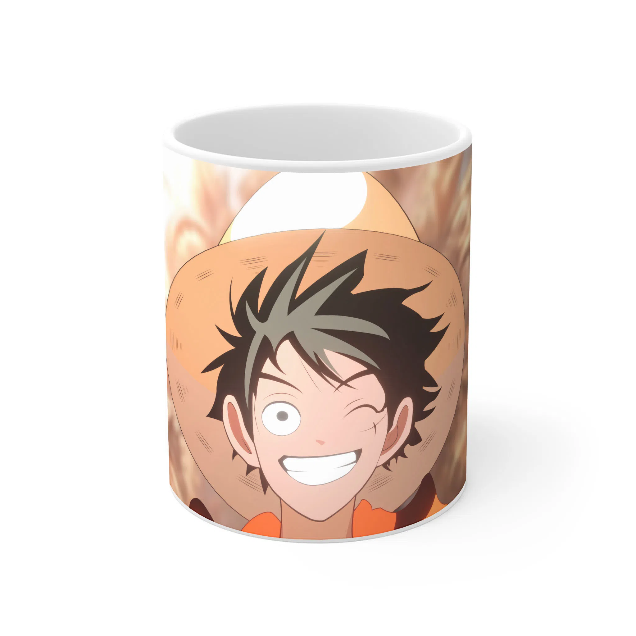 ماگ لیمینات طرح انیمه وان پیس لوفی - One Peace Monkey D Luffy کد NM3377