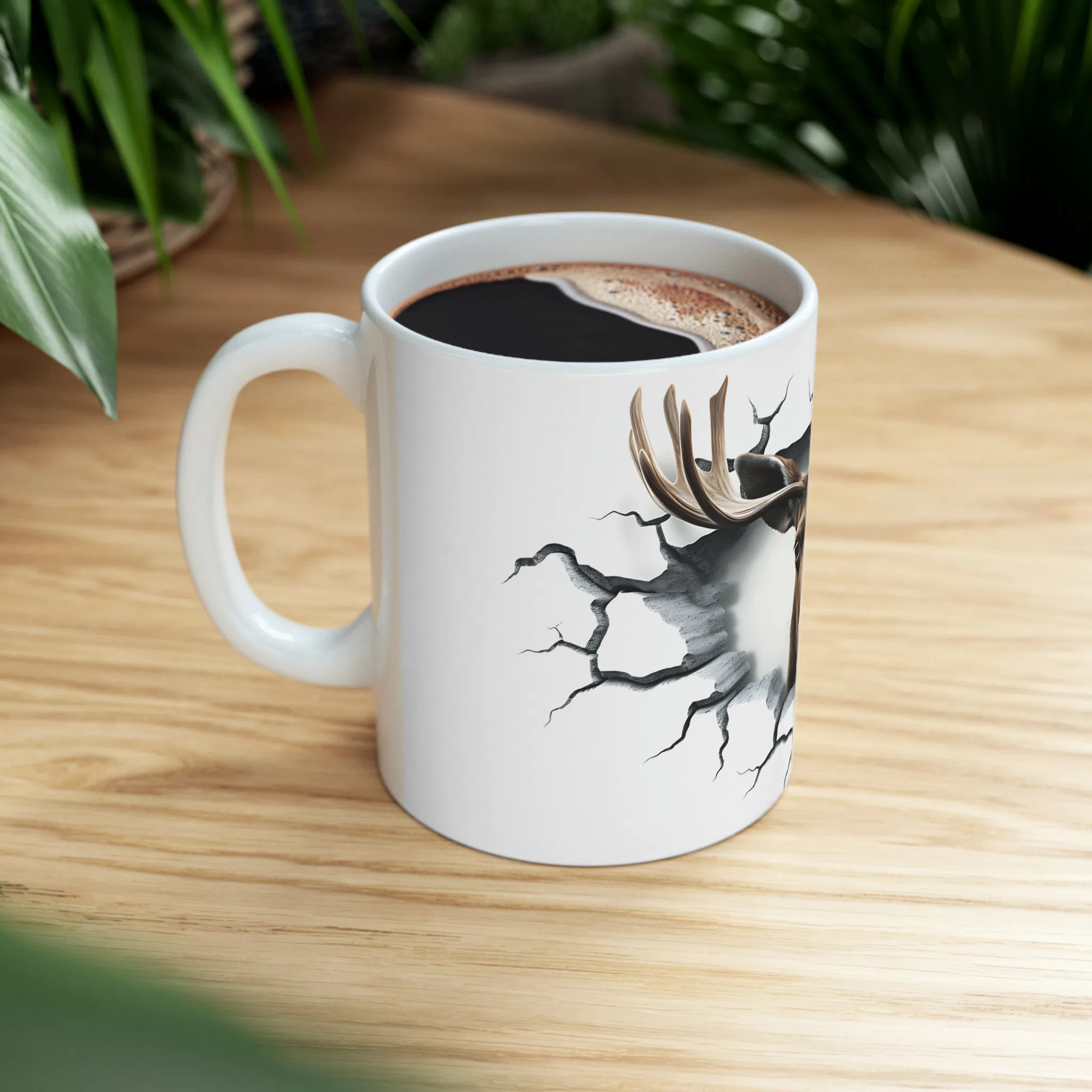 ماگ طرح سه بعدی گوزن deer مدل NM3168 — تصویر 4