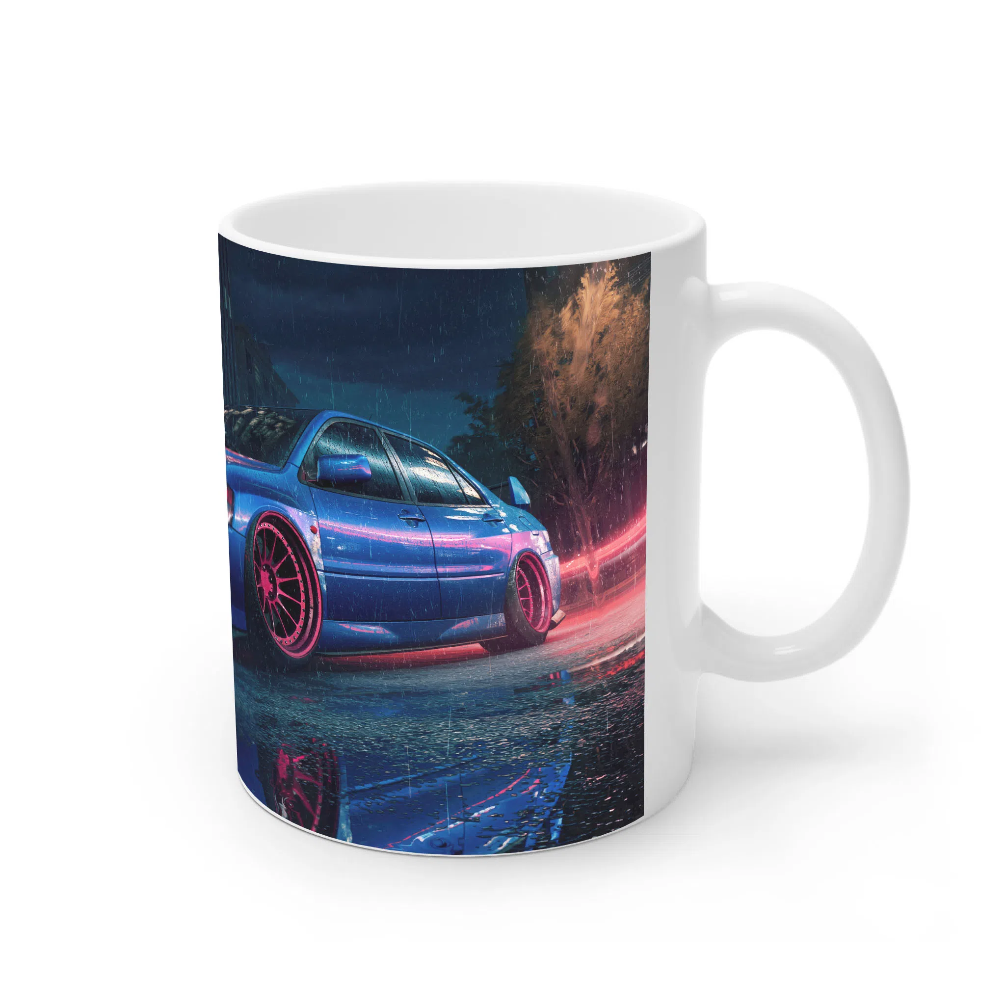ماگ لیمینات طرح بازی Need For Speed Game ماشین مسابقه‌ای نایت ریسینگ کد NM8648 — تصویر 3