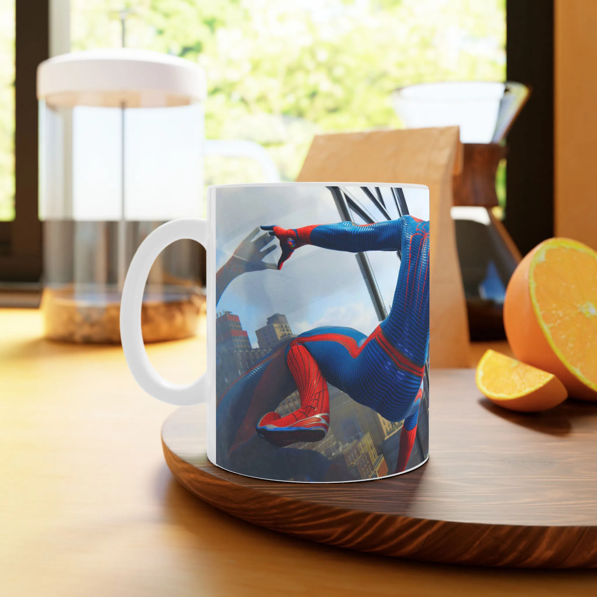ماگ لیمینات طرح Spider Man Game کد NM9526 — تصویر 3