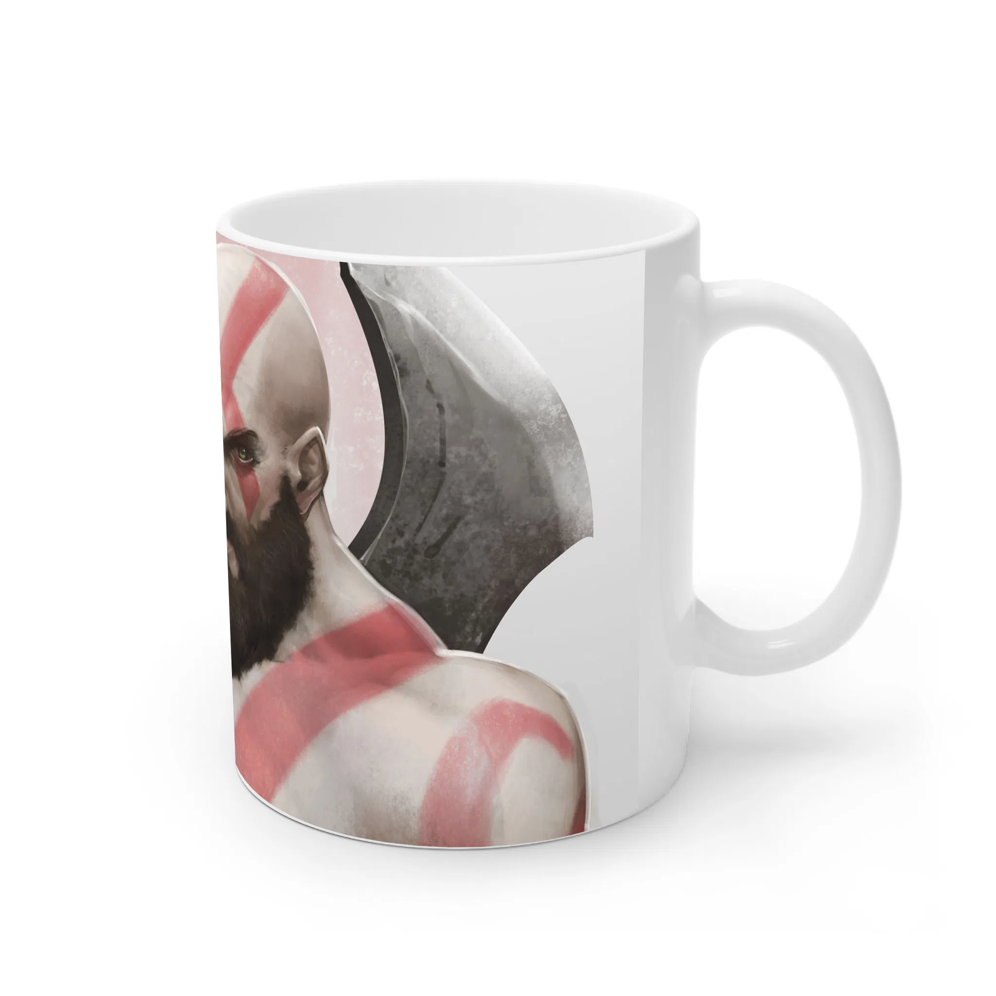 ماگ لیمینات طرح بازی خدای جنگ گاد آف وار God of War Kratos Game کد NM7791 — تصویر 2