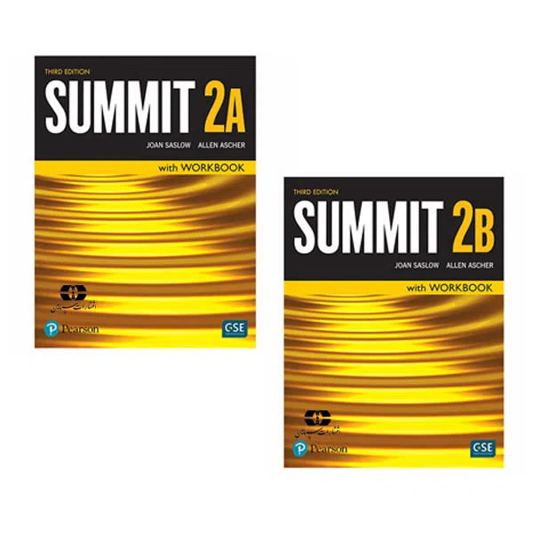 کتاب Summit 2 اثر Joan Saslow And Allen Ascher انتشارات سپاهان 2 جلدی