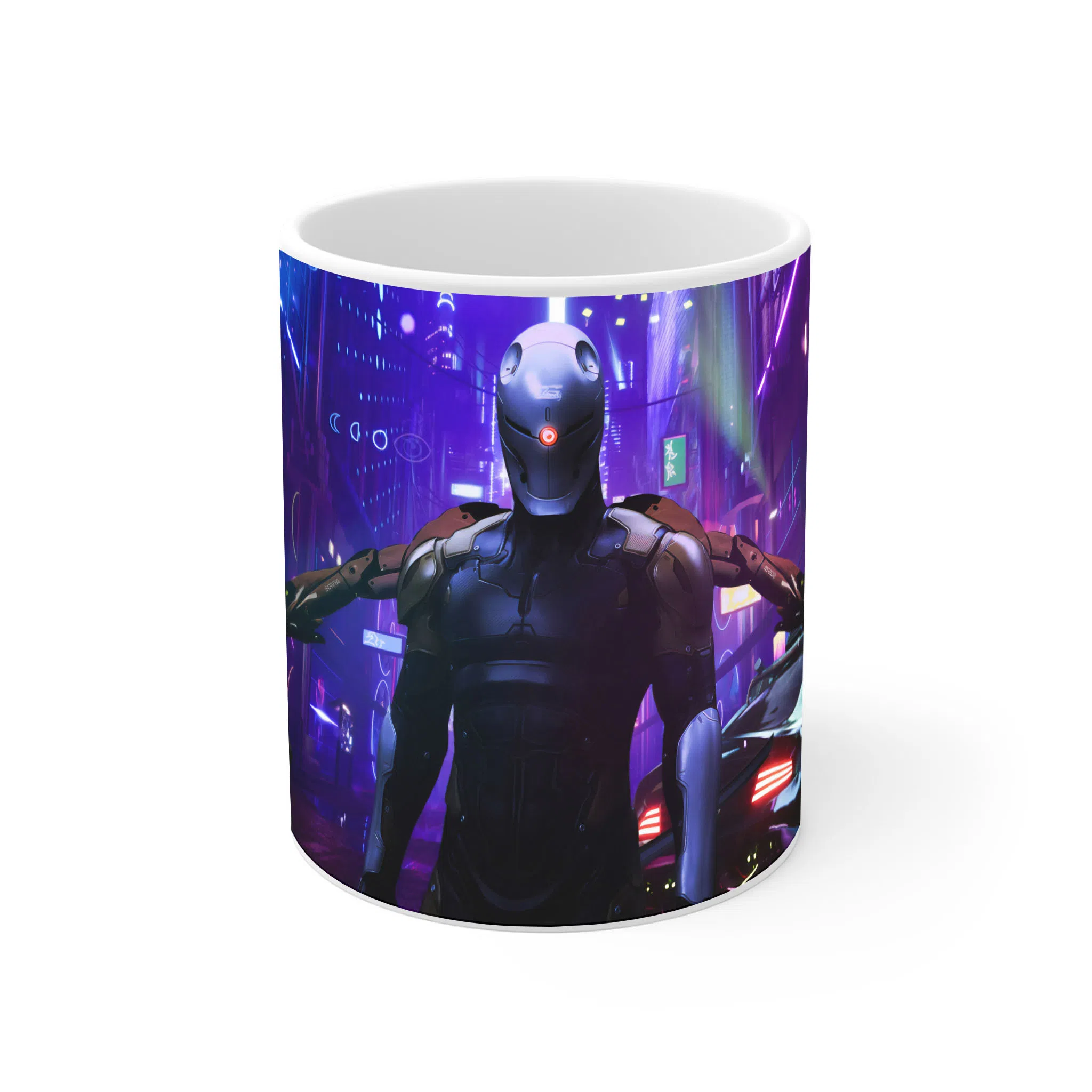 ماگ لیمینات طرح بازی سایبرپانک Cyberpunk 2077 Game کد NM6552 — تصویر 4