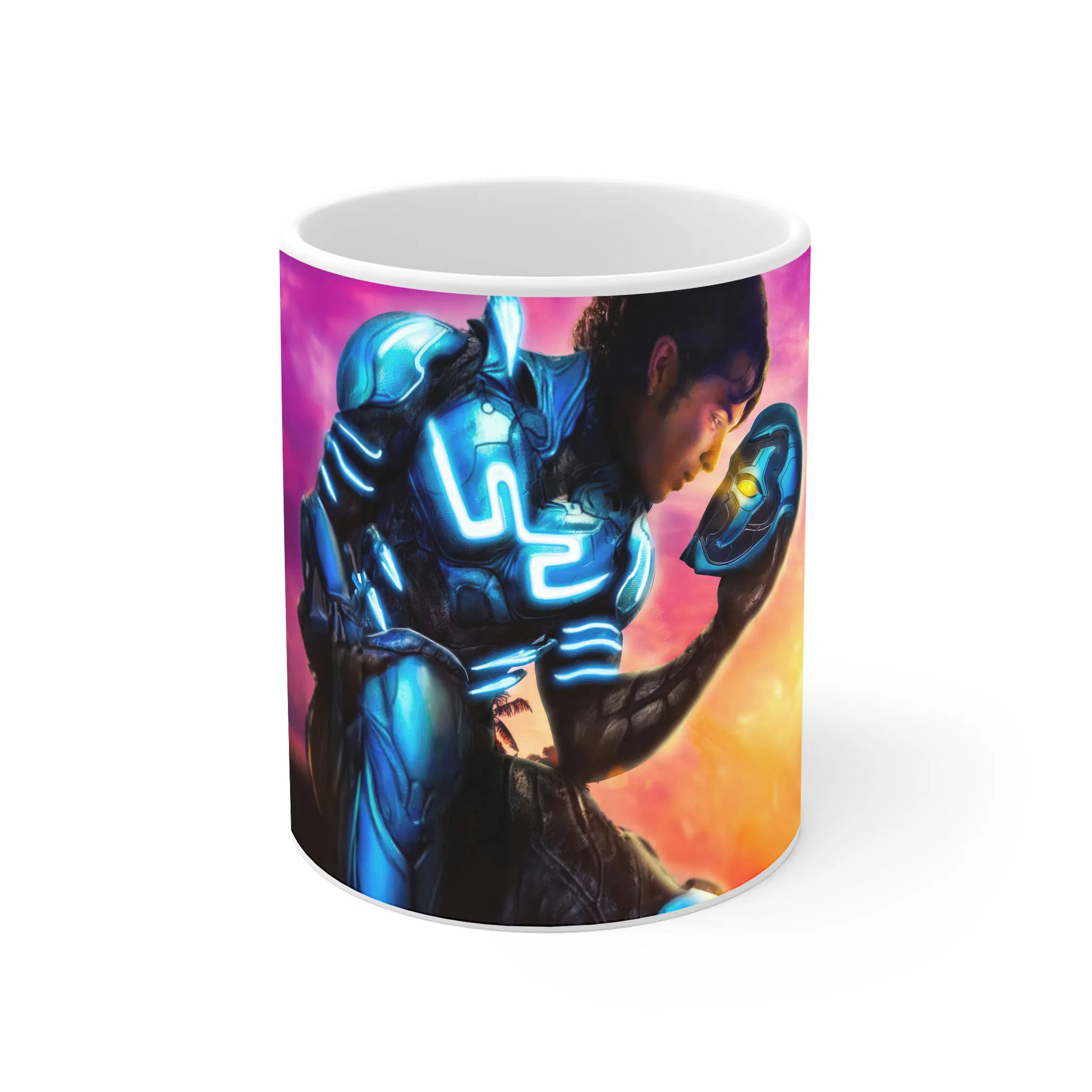 ماگ لیمینات طرح فیلم Blue Beetle کد NM10985