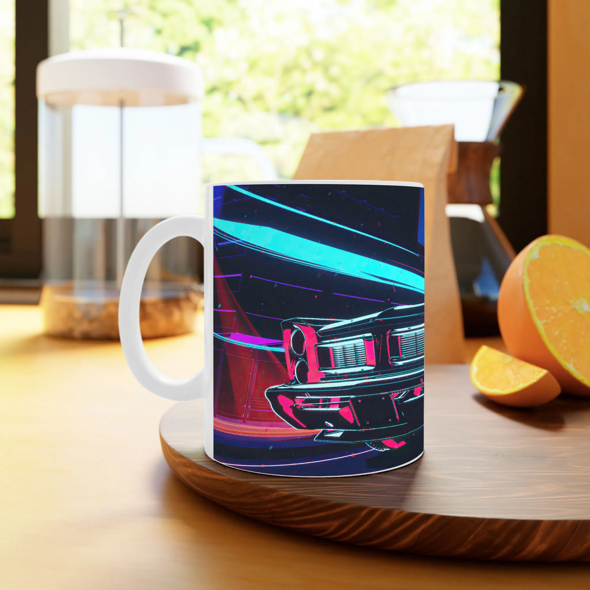 ماگ لیمینات طرح بازی سایبرپانک Cyberpunk 2077 Game کد NM6749 — تصویر 3