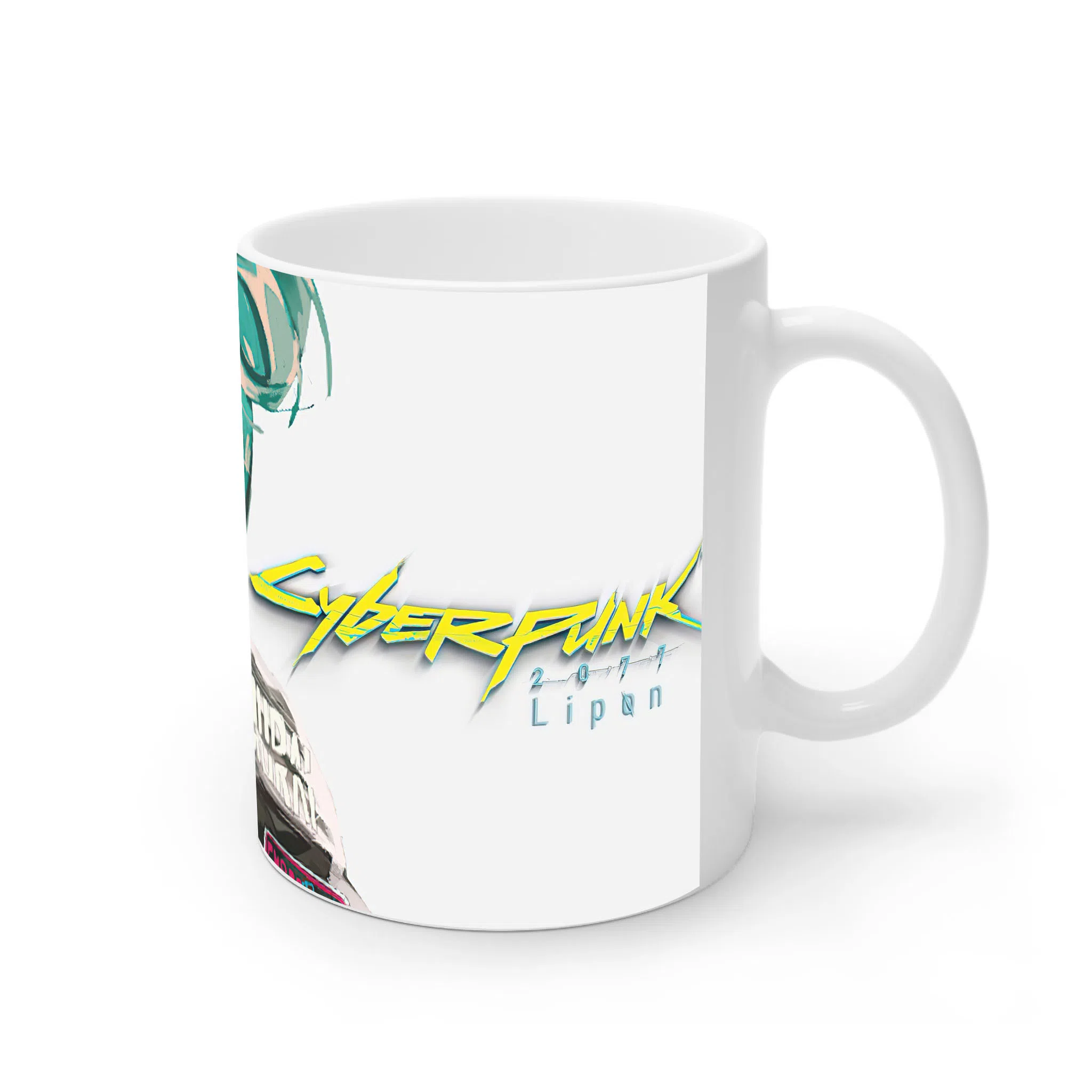 ماگ لیمینات طرح بازی سایبرپانک Cyberpunk 2077 Game کد NM6641 — تصویر 4
