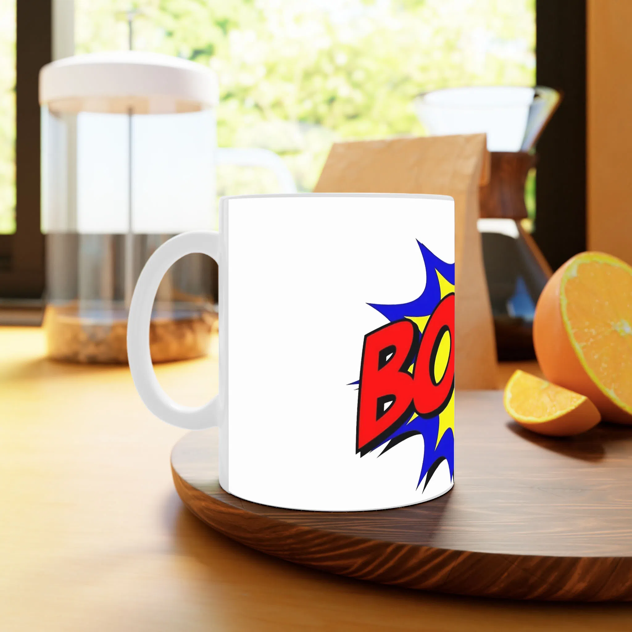 ماگ لیمینات طرح بوم BOOM کد NM13743 — تصویر 3