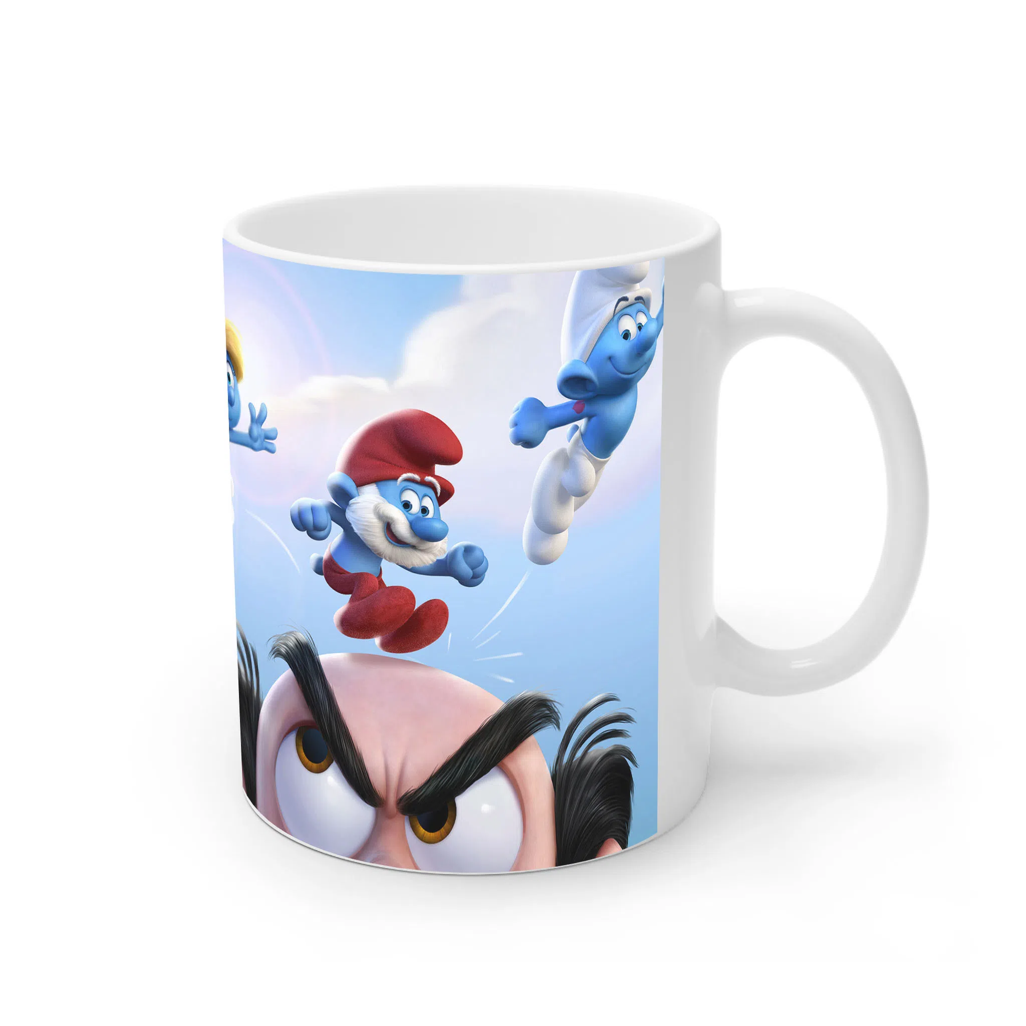 ماگ لیمینات طرح The Smurfs کد NM15268 — تصویر 2