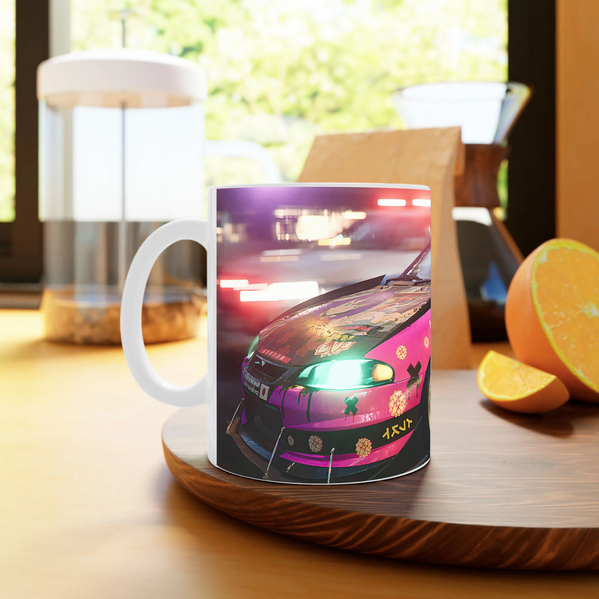 ماگ لیمینات طرح بازی Need For Speed Game کد NM8574 — تصویر 2