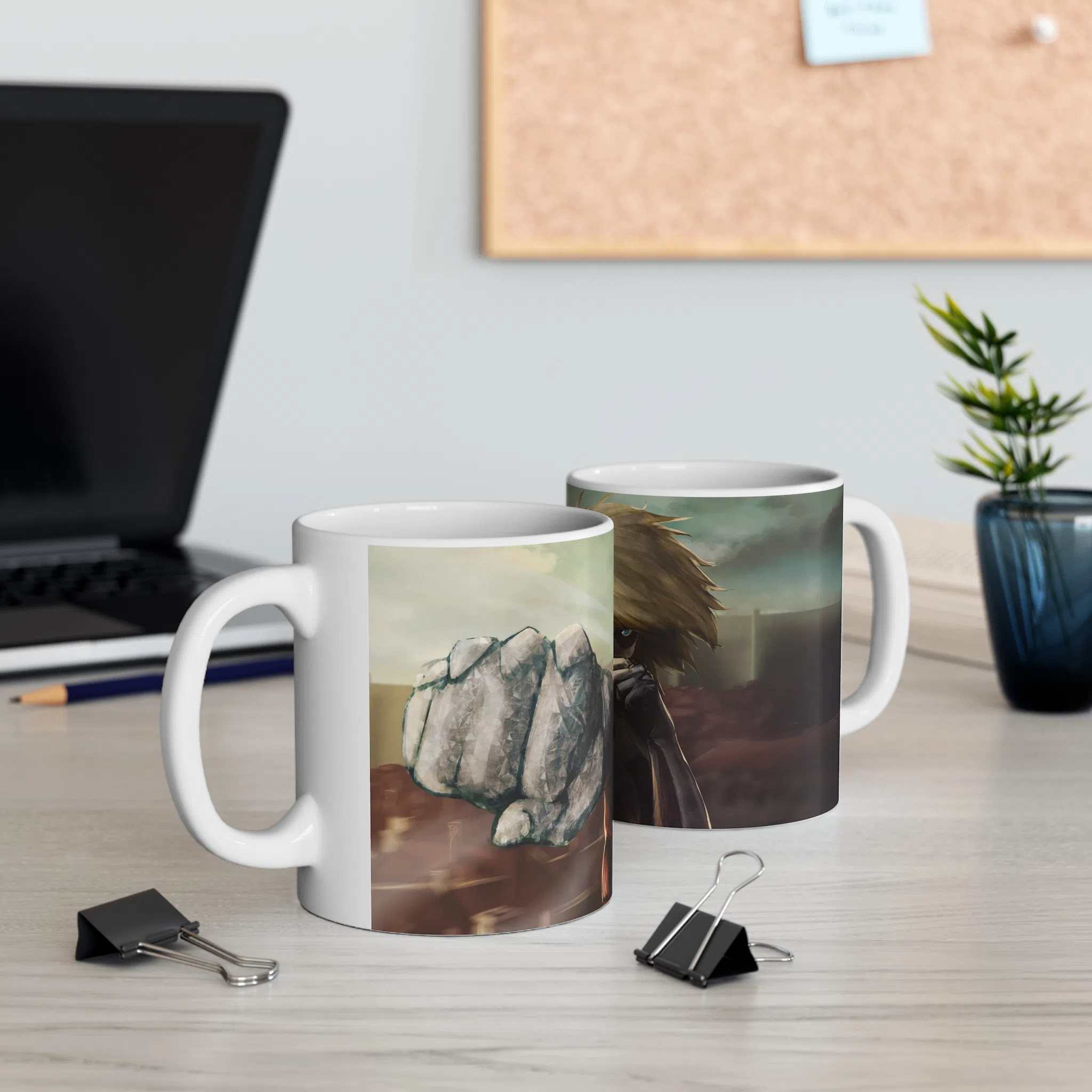 ماگ طرح انیمه اتک ان تایتان Attack on the Titan مدل NM2600 — تصویر 3