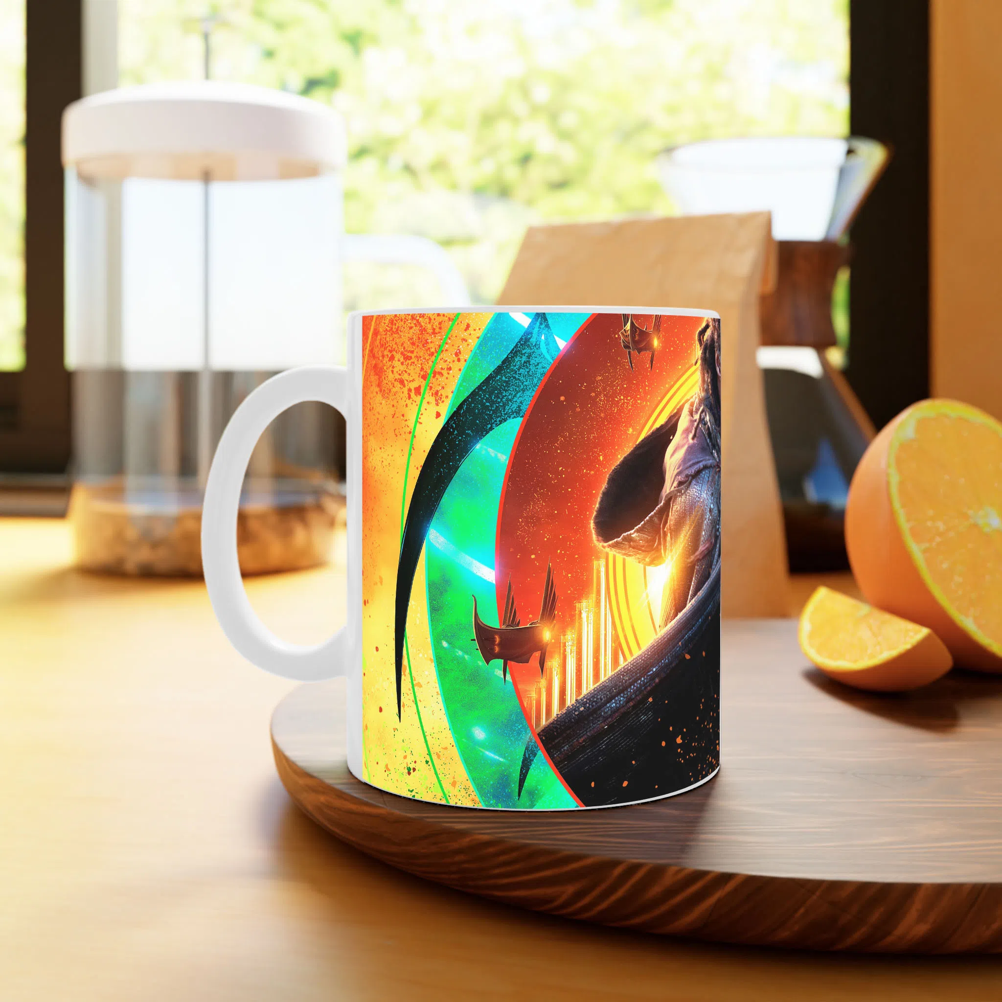 ماگ لیمینات طرح فیلم ثور رگناروک Thor Ragnarok کد NM13113 — تصویر 3
