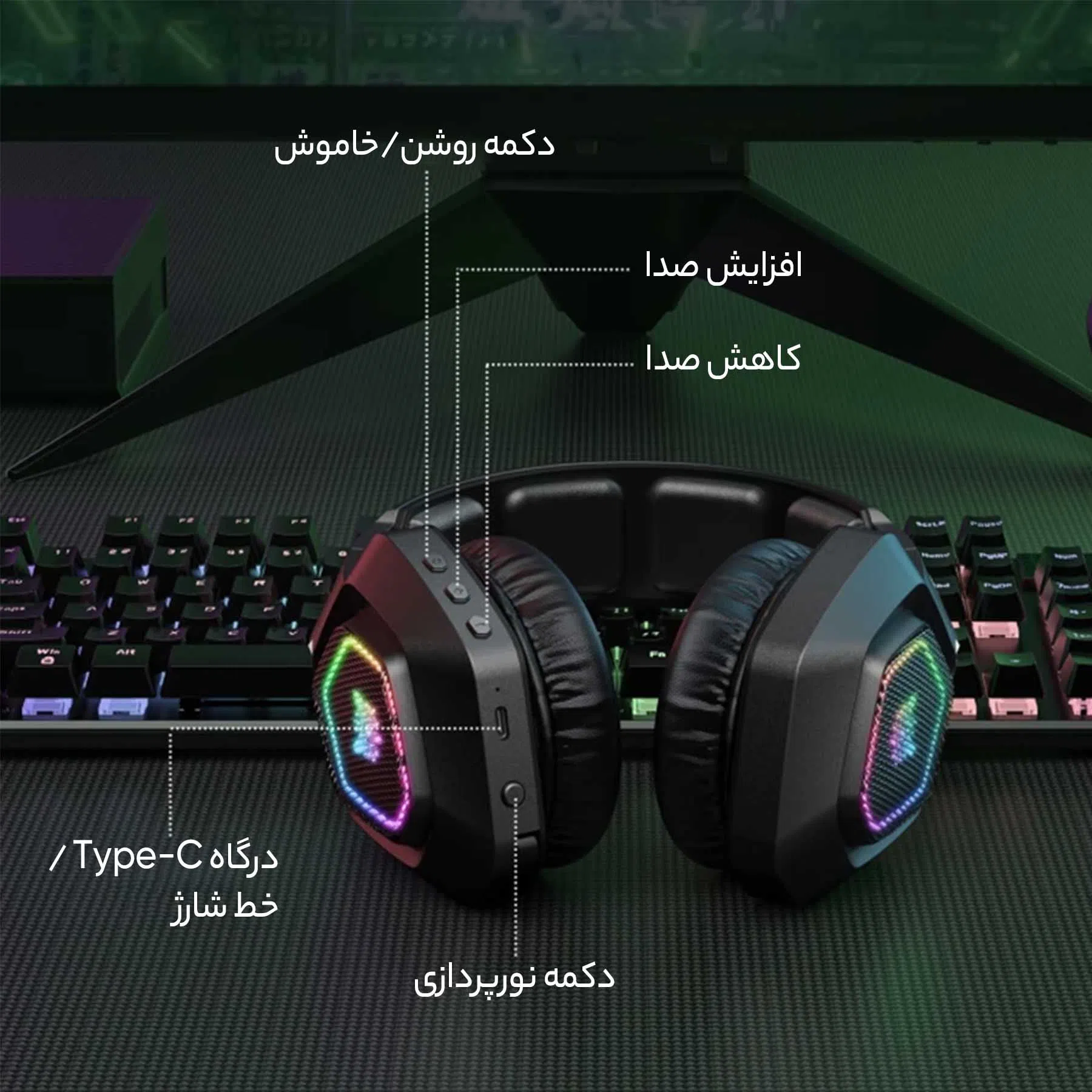 هدست بی سیم اونیکوما مدل B100 — تصویر 7