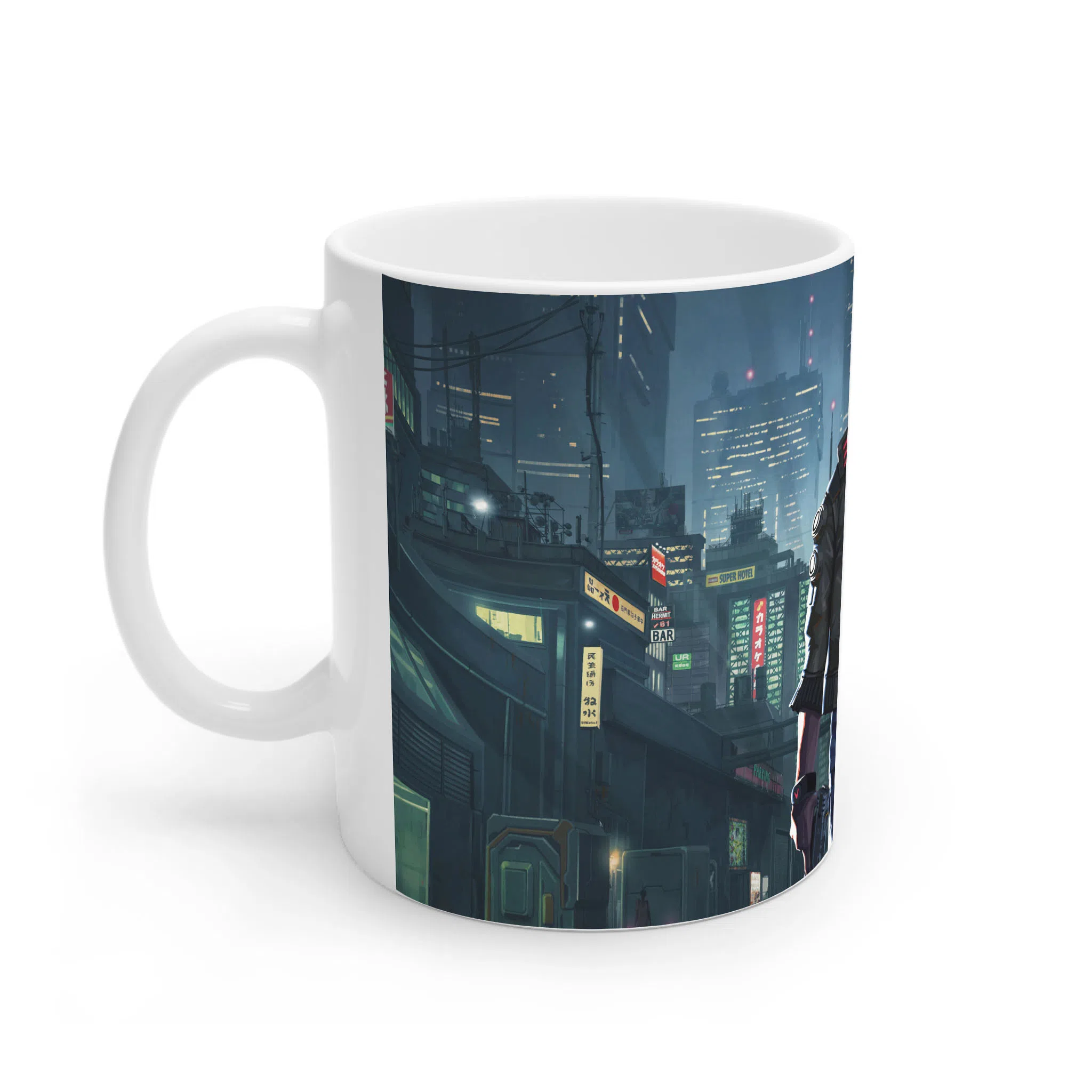 ماگ لیمینات طرح بازی سایبرپانک Cyberpunk 2077 Game کد NM6709