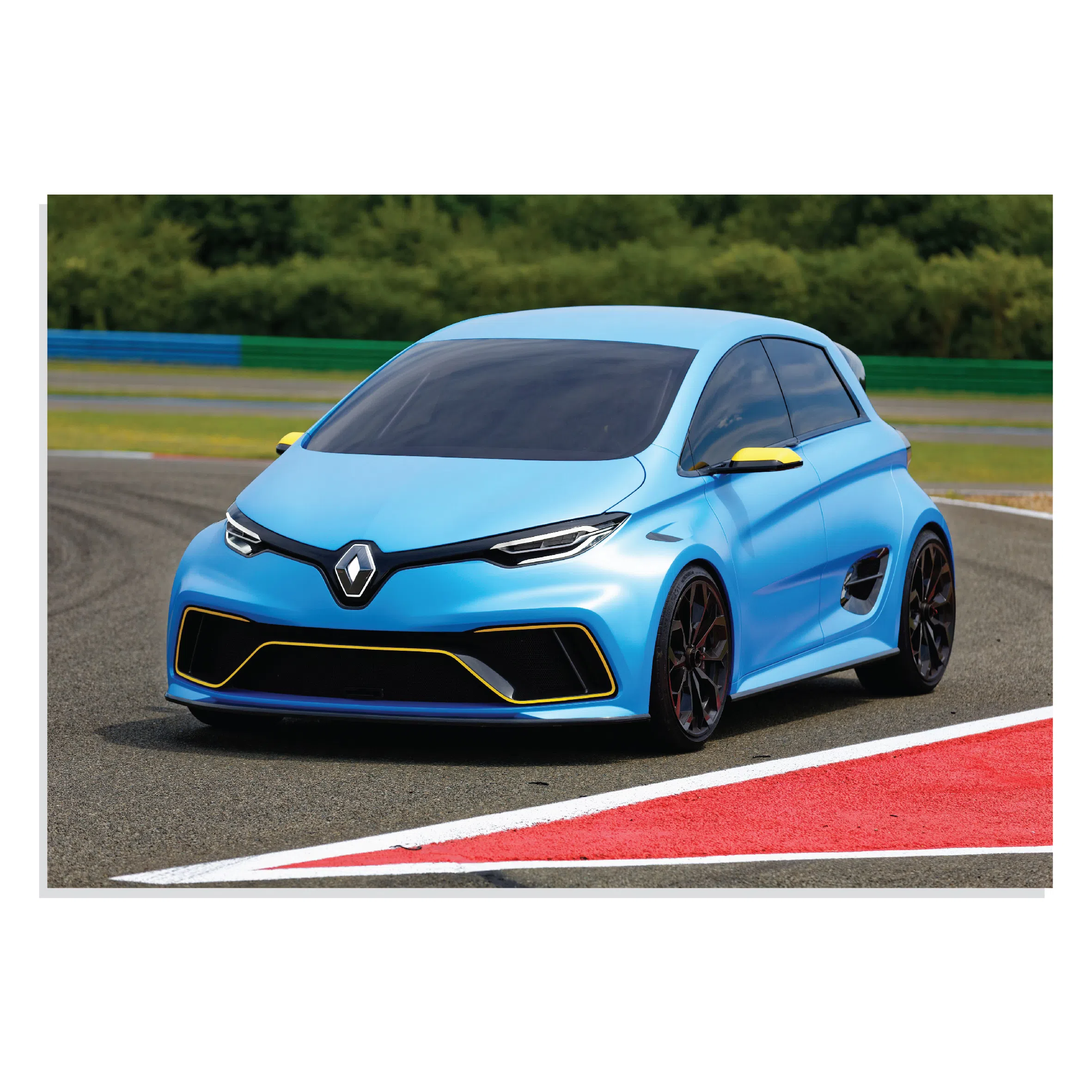 پوستر طرح ماشین رنو زویی - Renault Zoe مدل NV0717