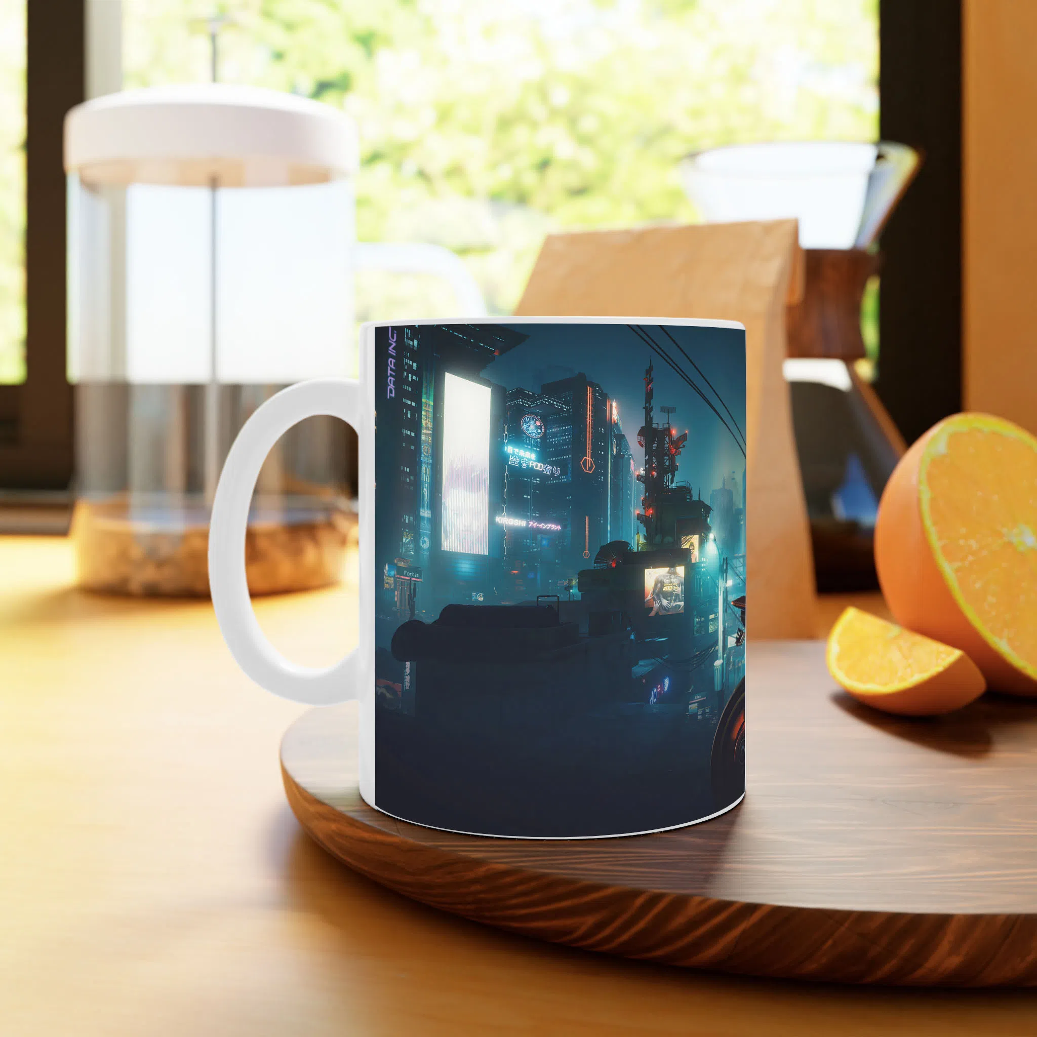 ماگ لیمینات طرح بازی سایبرپانک Cyberpunk 2077 Game کد NM6736 — تصویر 2