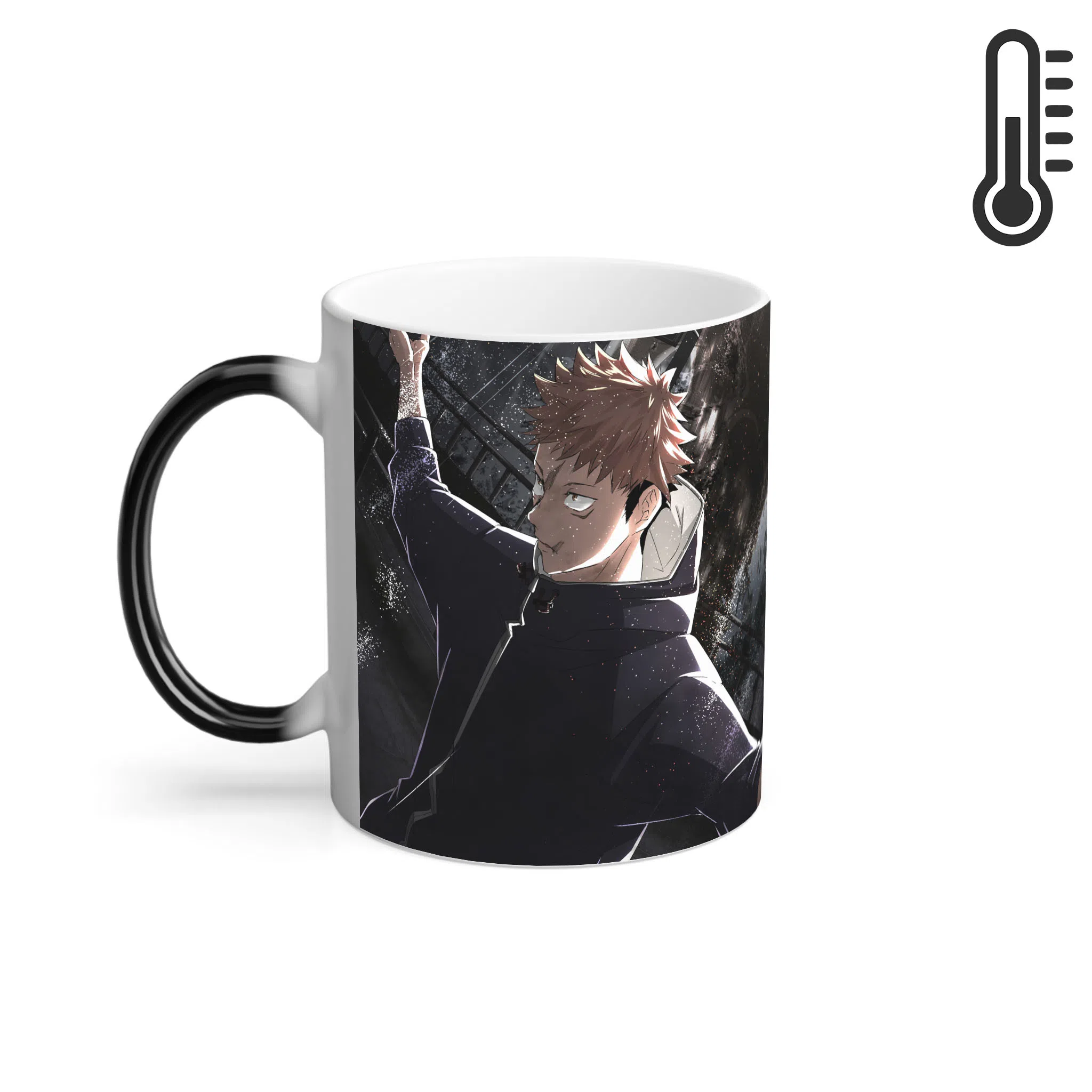 ماگ حرارتی لیمینات طرح انیمه جوجوتسو کایسن Jujutsu Kaisen Itadori Yuji کد NM0915 — تصویر 2